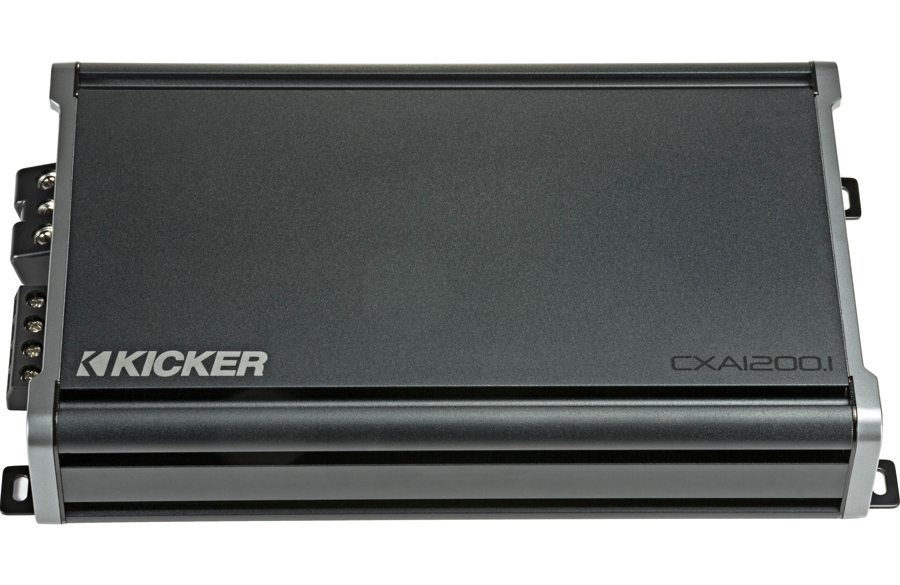 Kicker 50GOLD124 Amplifer and Subwoofer Bass Bundle with Install Kit