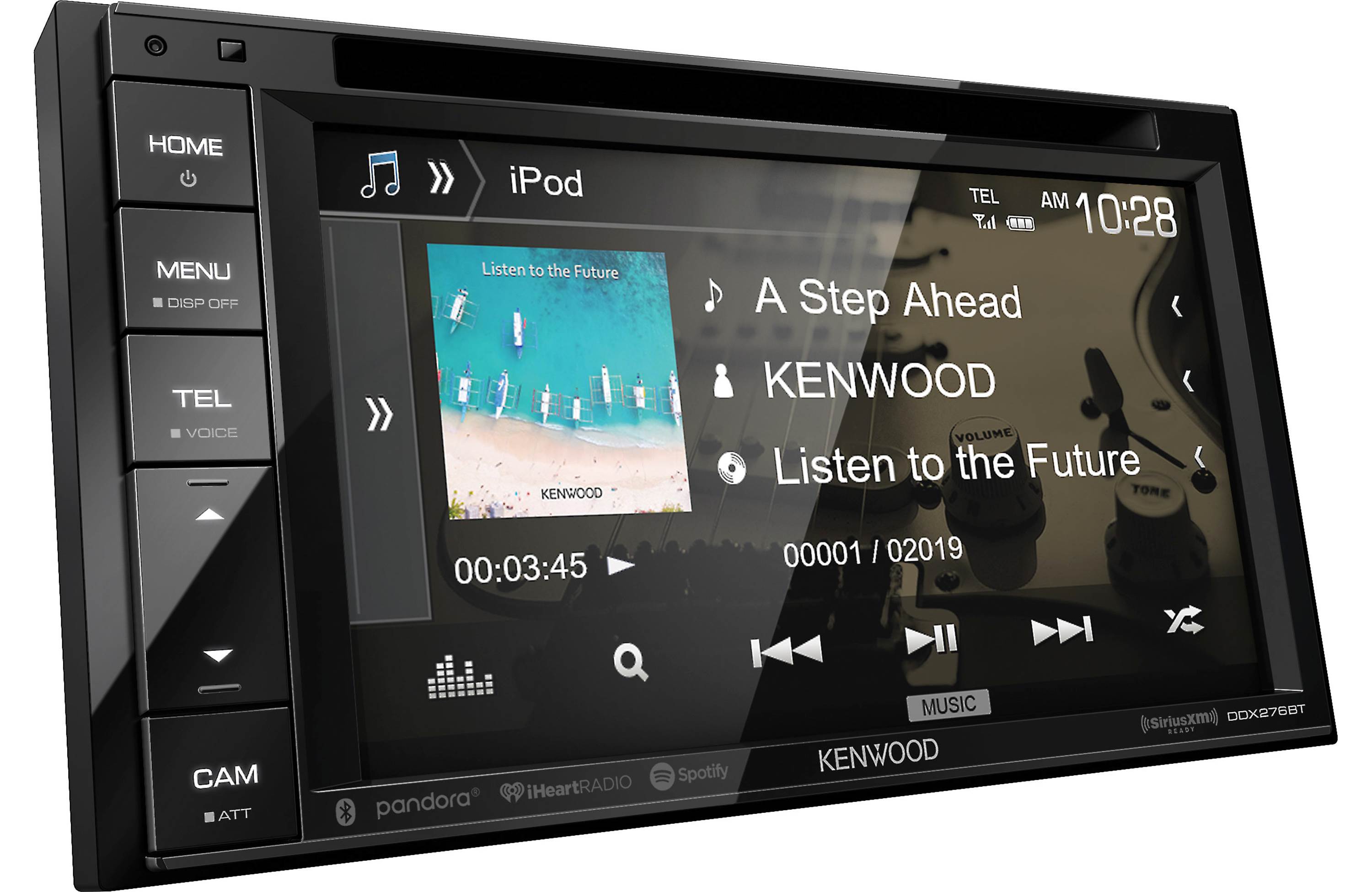 Kenwood DDX276BT 2-DIN Headunit + CMOS-230 Backup Camera Bundle