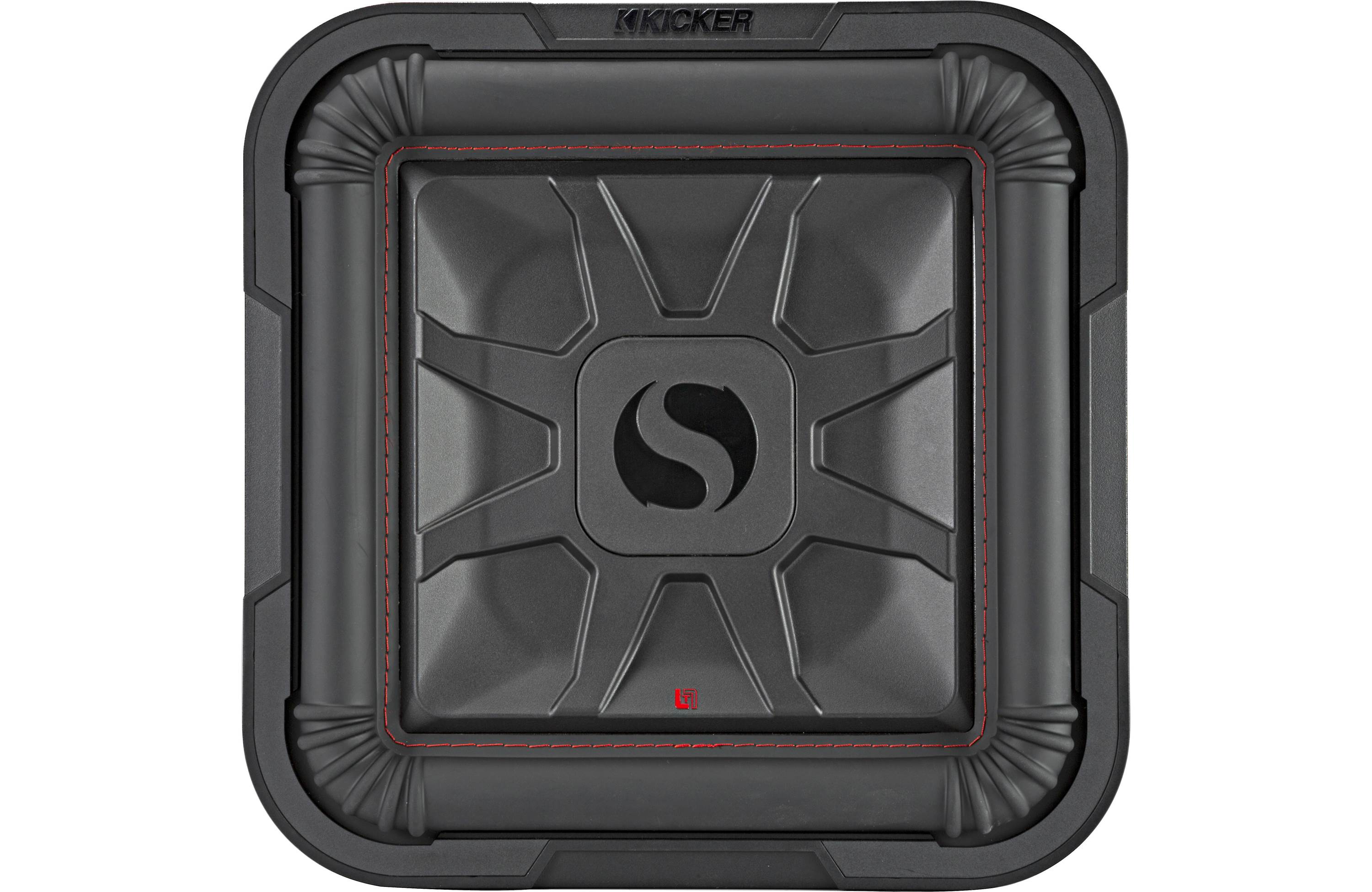 Kicker 46L7T124 12" Dual 4-Ohm L7T Shallow Mount Car Subwoofer Speaker