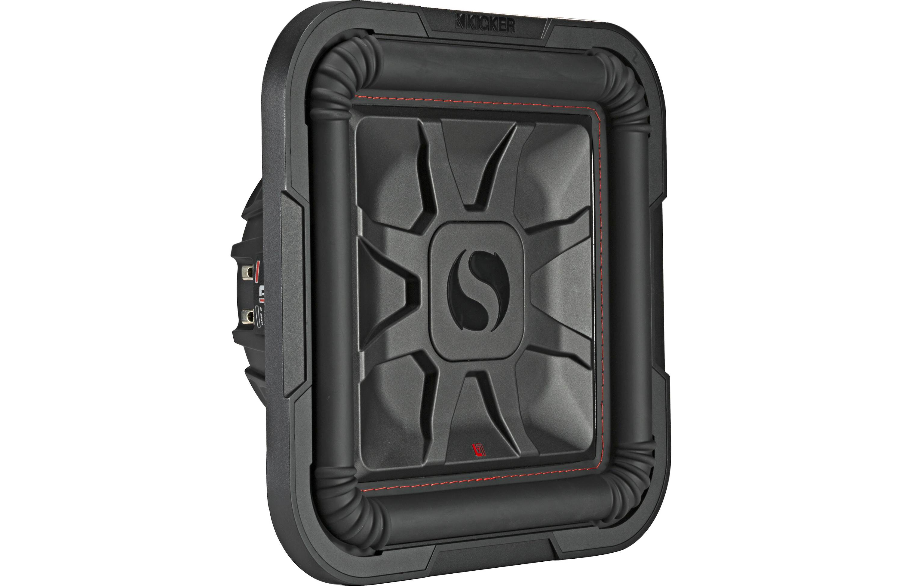 Kicker 46L7T124 12" Dual 4-Ohm L7T Shallow Mount Car Subwoofer Speaker