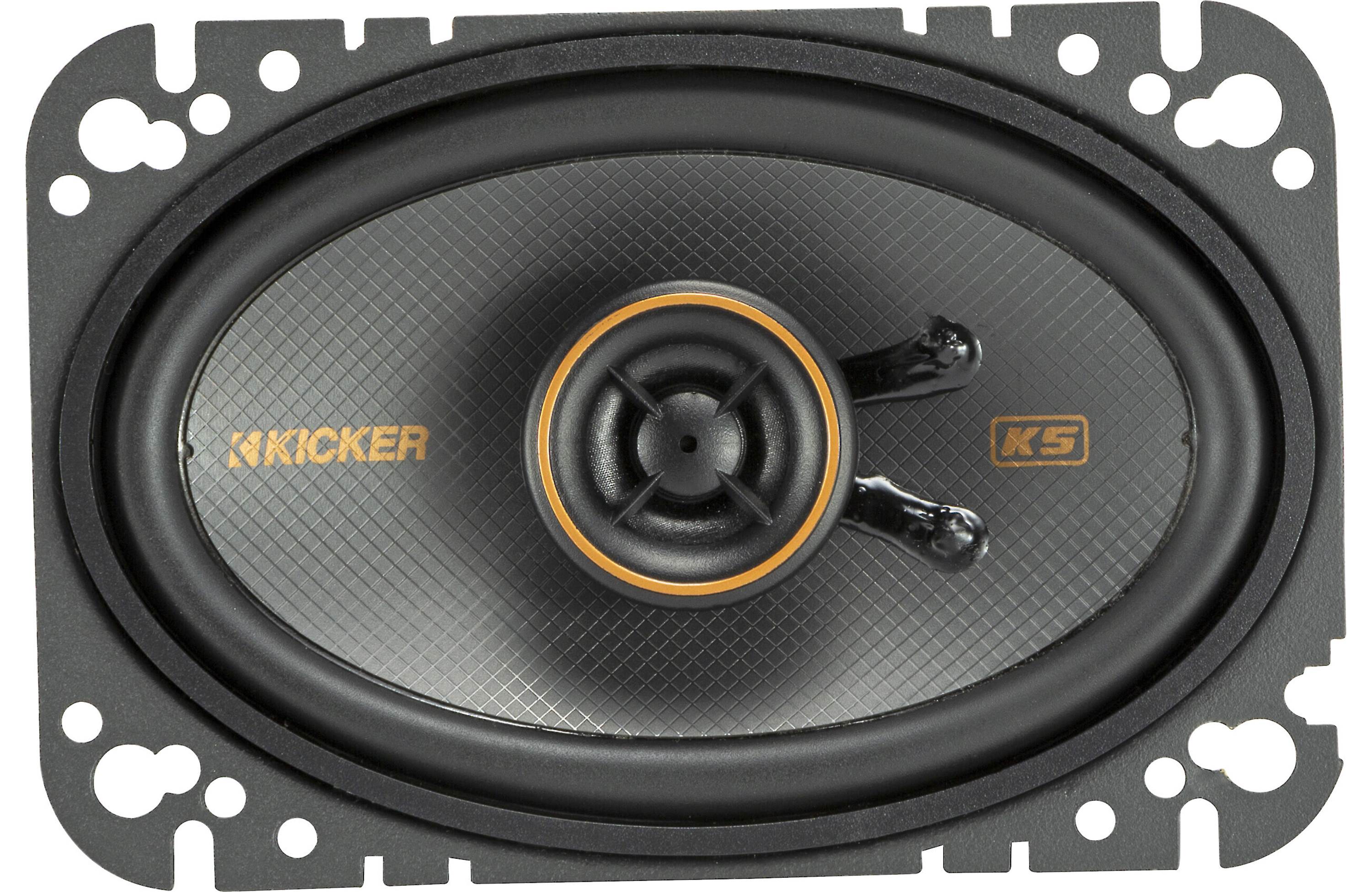 Kicker 51KSC4604 4x6" 2-Way Coaxial Speakers - Freemans Car Stereo