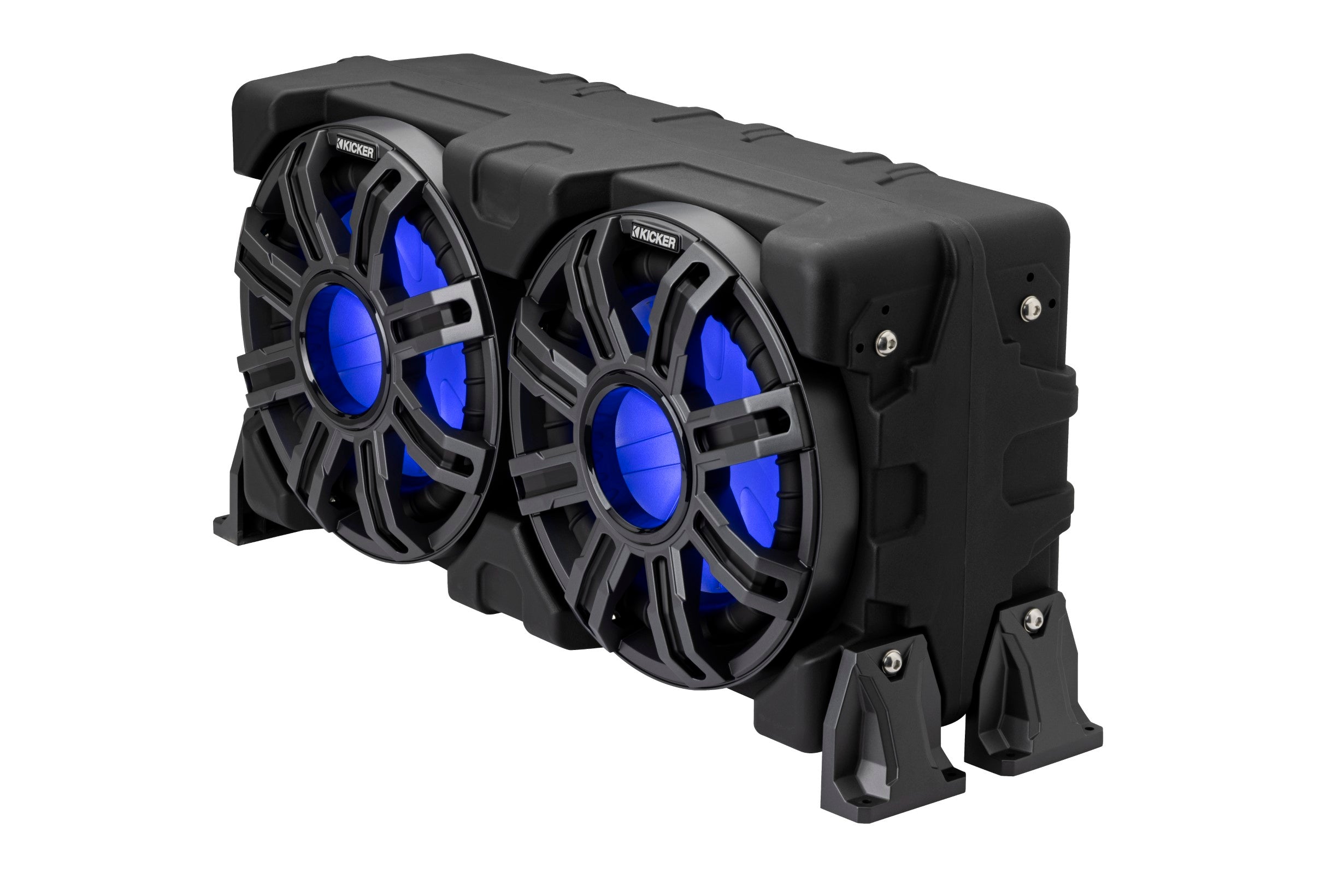 Kicker 51MWLE104 10" Marine Loaded Enclosure with Woofer and Passive Speaker