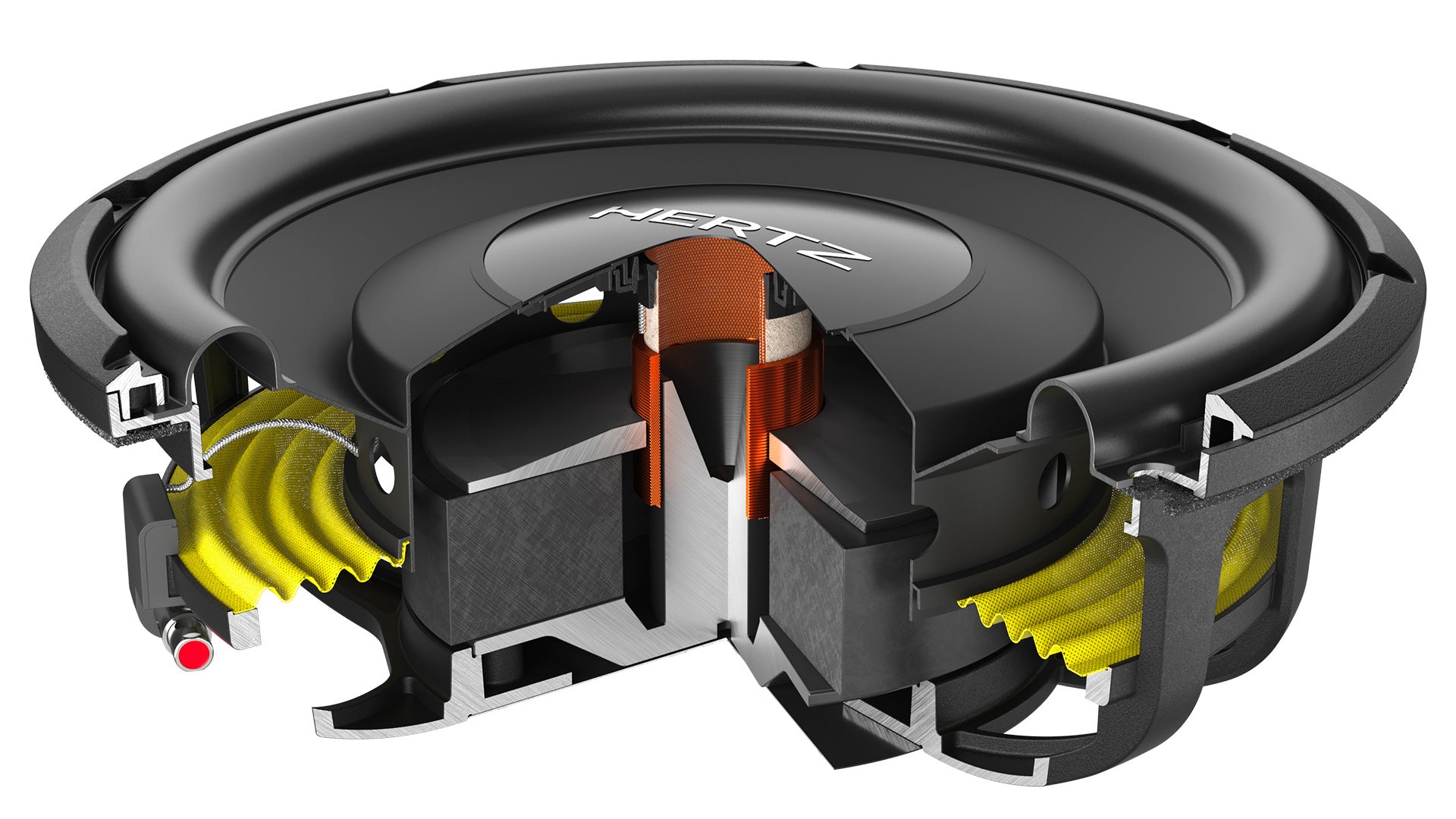 Hertz MPS 300 S4 12" Shallow Mount 4 Ohm Component Subwoofer - Freemans Car Stereo
