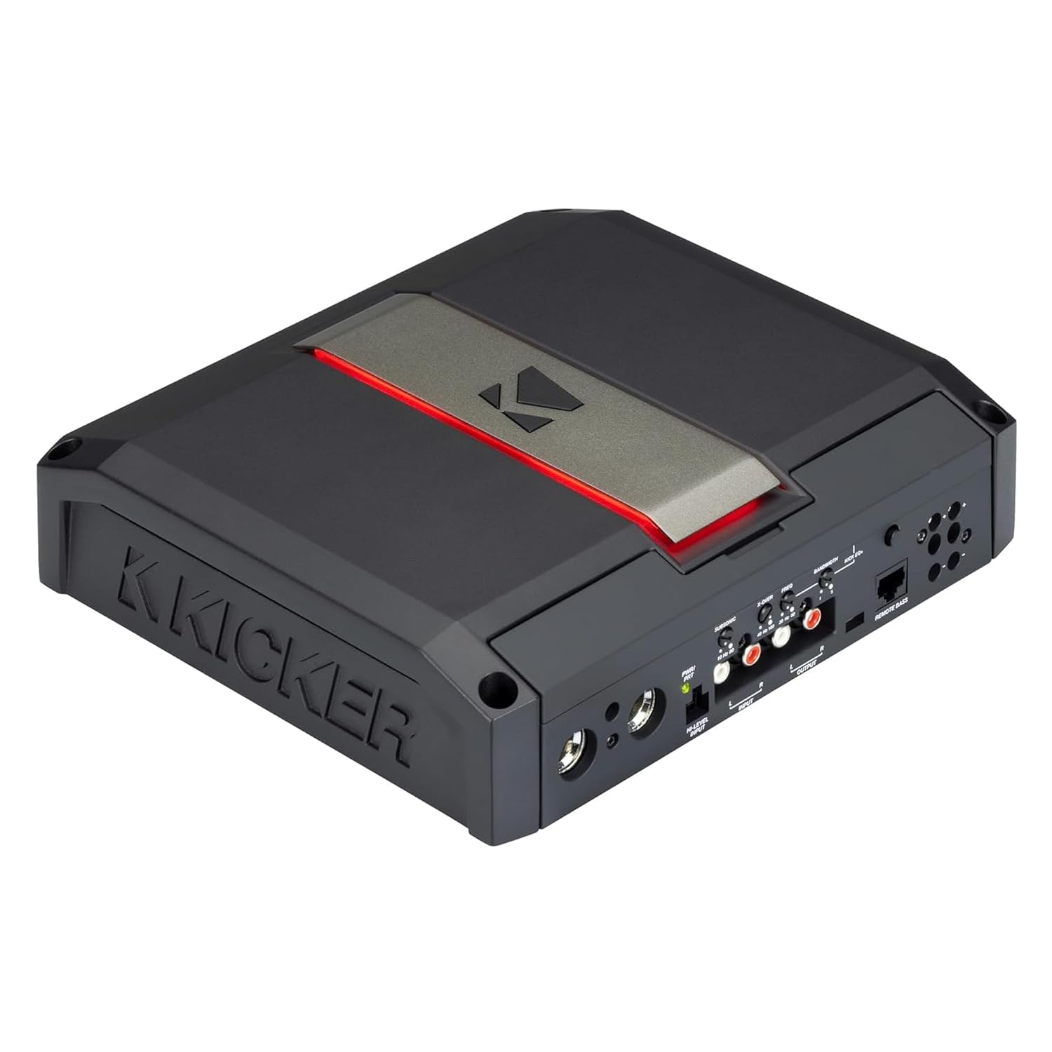 Kicker 51LX1650.1 1650 Watt Mono Class-D Subwoofer Amplifier with Smart Bass - Freemans Car Stereo