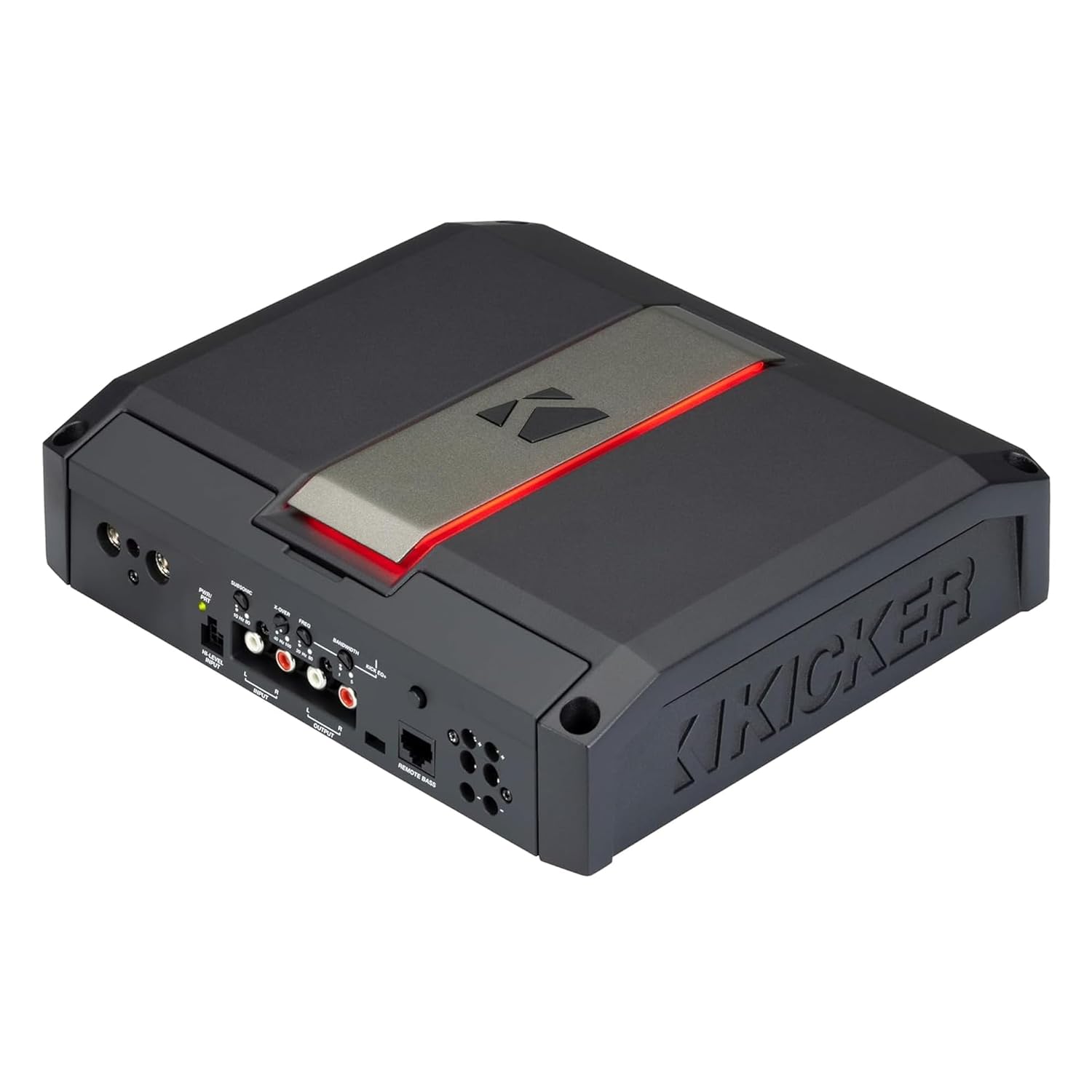 Kicker 51LX850.1 850 Watt Mono Class-D Subwoofer Amplifier with Smart Bass