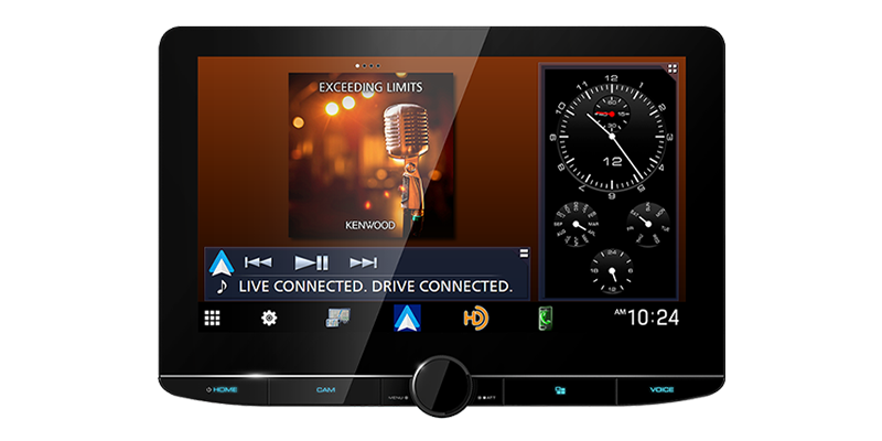 Kenwood eXcelon DMX1058XR 10.1" Digital Multimedia Receiver - Freemans Car Stereo