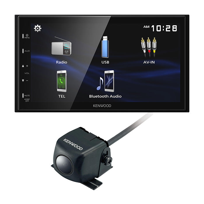 Kenwood DMX129BT + CMOS-230 Backup Camera Bundle - Freemans Car Stereo