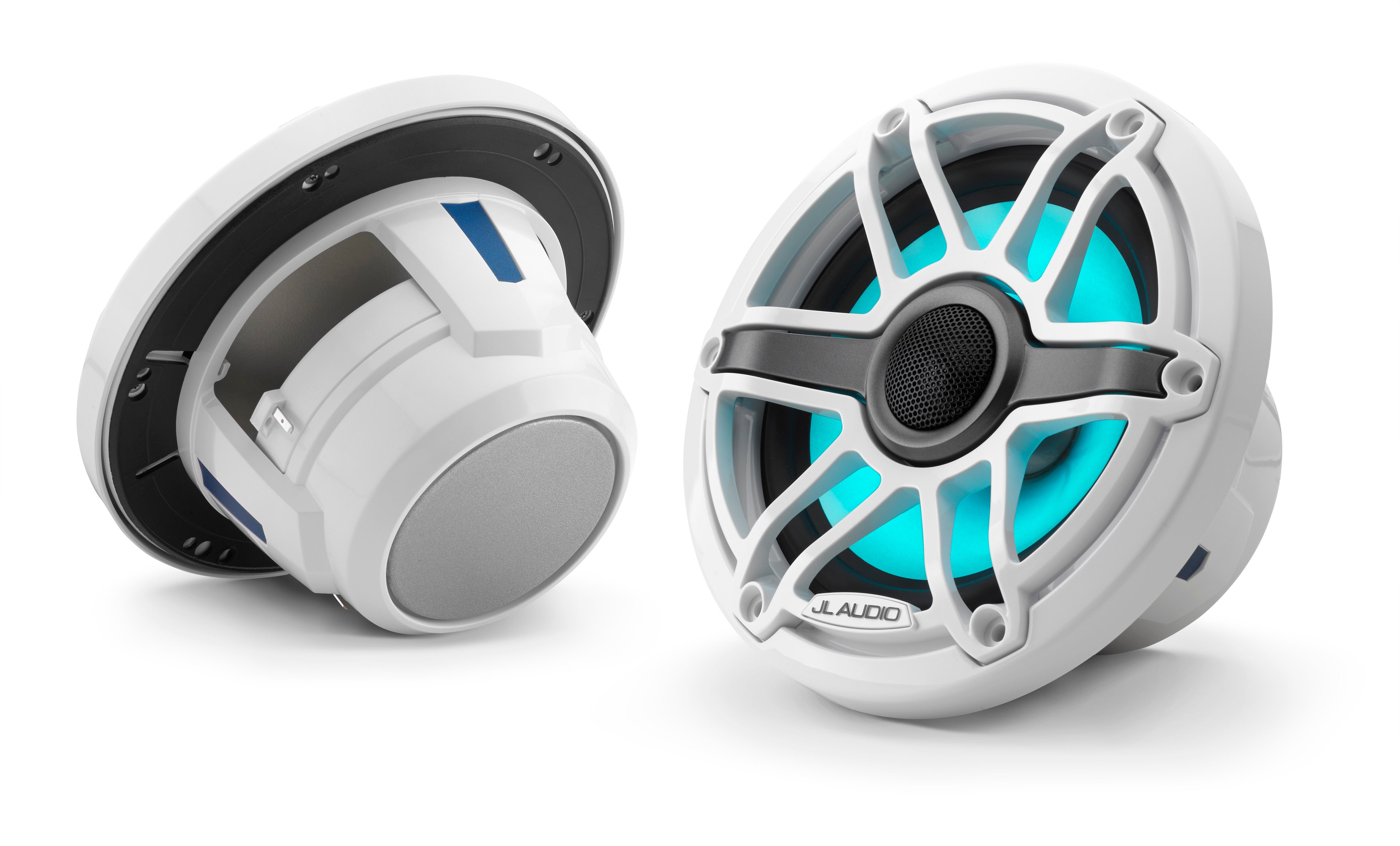 JL Audio MM105 + XDM1000/5 + 2 Pairs M6-650X-S-GWGW-i + M6-10IB-S-GWGW-i4 + MLC-RW Marine Bundle