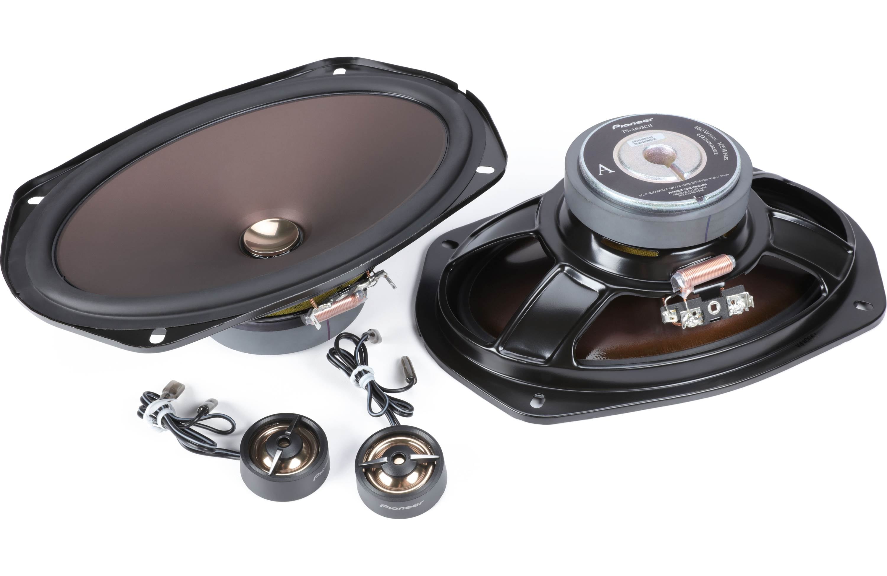 Pioneer TS-A693CH 6" x 9" 2-Way Component Speakers 460W Max / 105W Nom