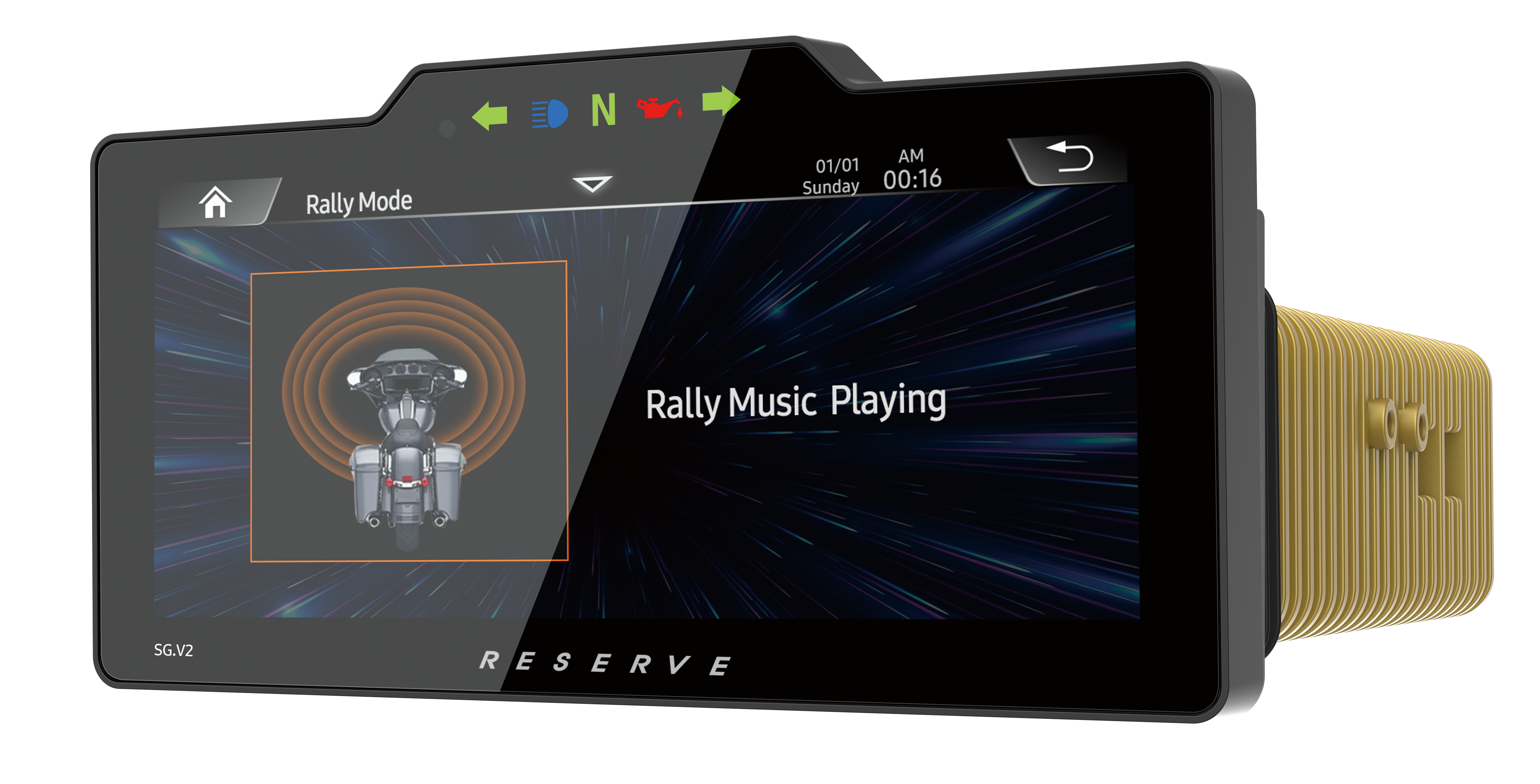 Soundstream Reserve SG.V2 Radio Plug-N-Play Head Unit for 1998-2013 Street Glide