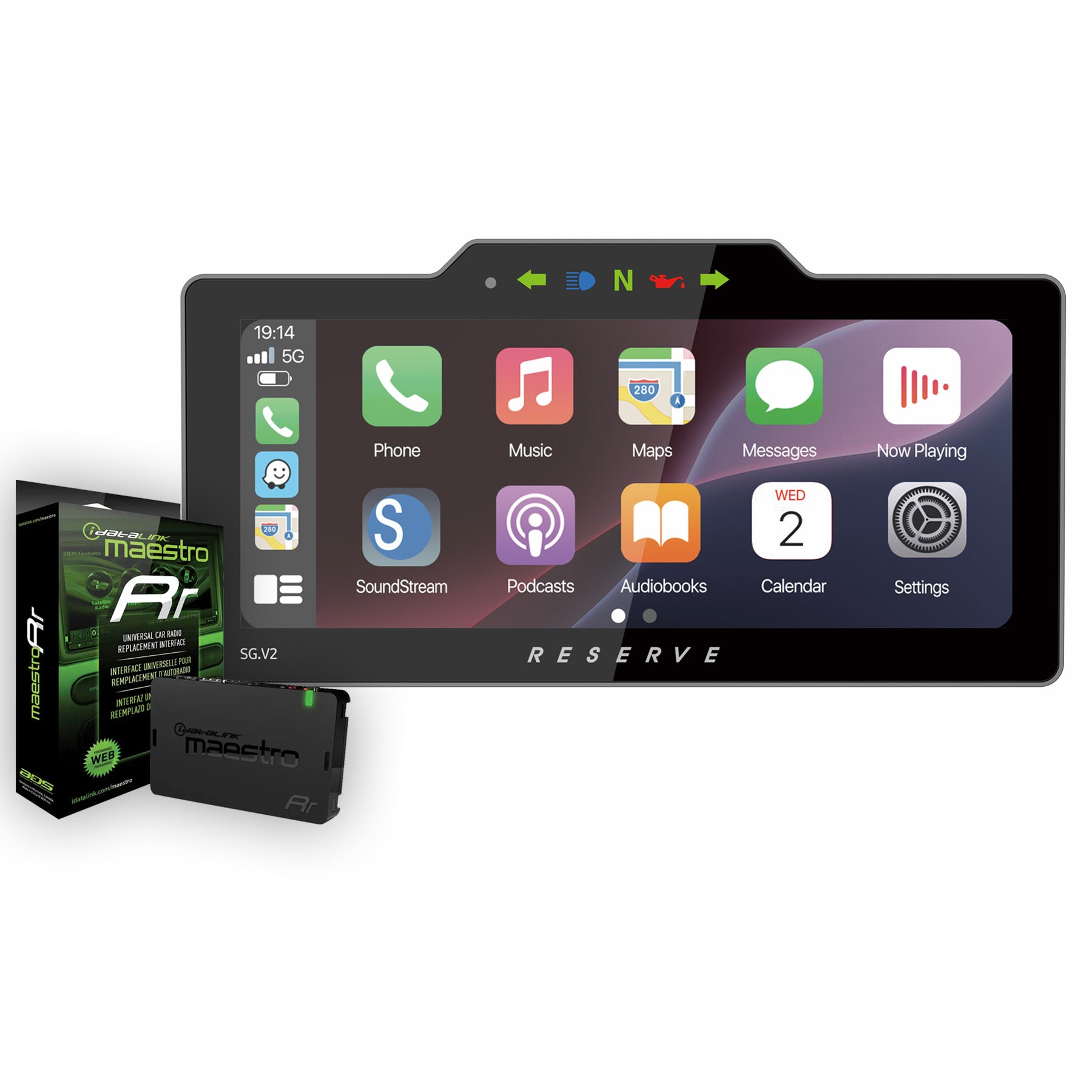 Soundstream Reserve SG.V2 Radio Plug-N-Play Head Unit for 1998-2013 Street Glide