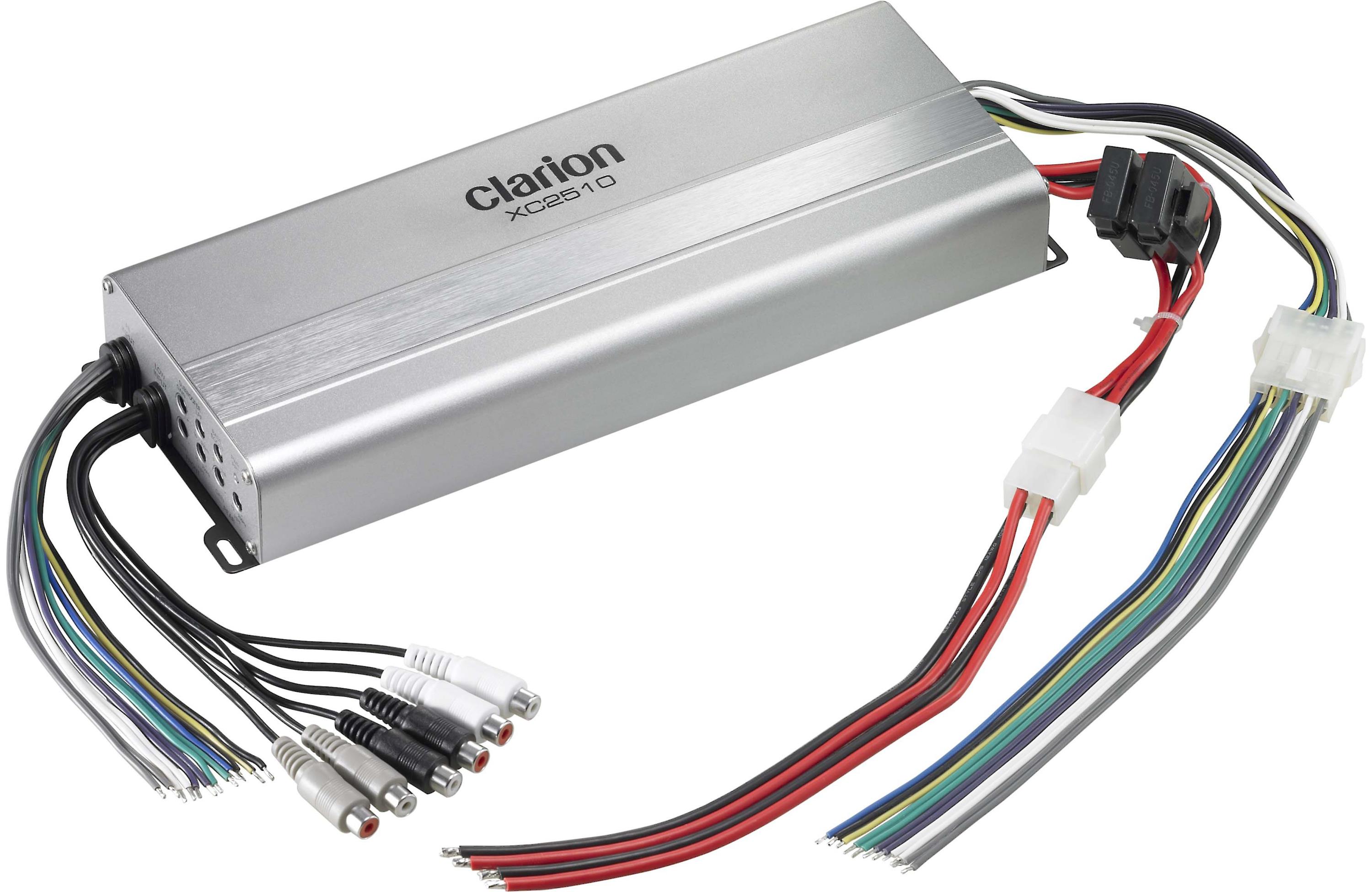 Clarion CMS-651-SWB x2 Pair + CMSP-101RGB-4 + XC2510 Marine Bundle