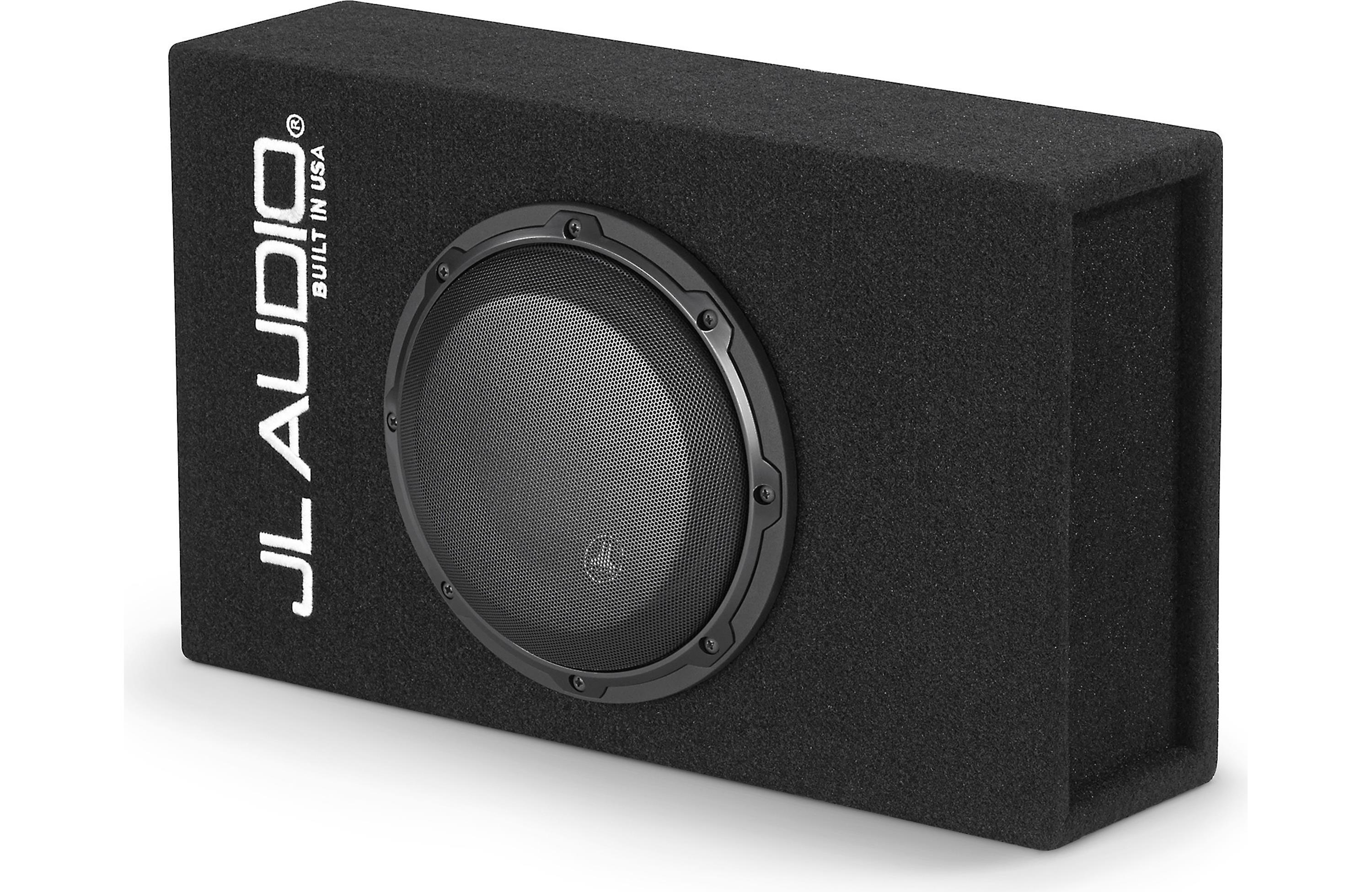 JL Audio ACP108LG-W3v3 - Single 8W3v3 MicroSub+ with DCS Amplifier, Ported, 0.40 Ohm - Freemans Car Stereo
