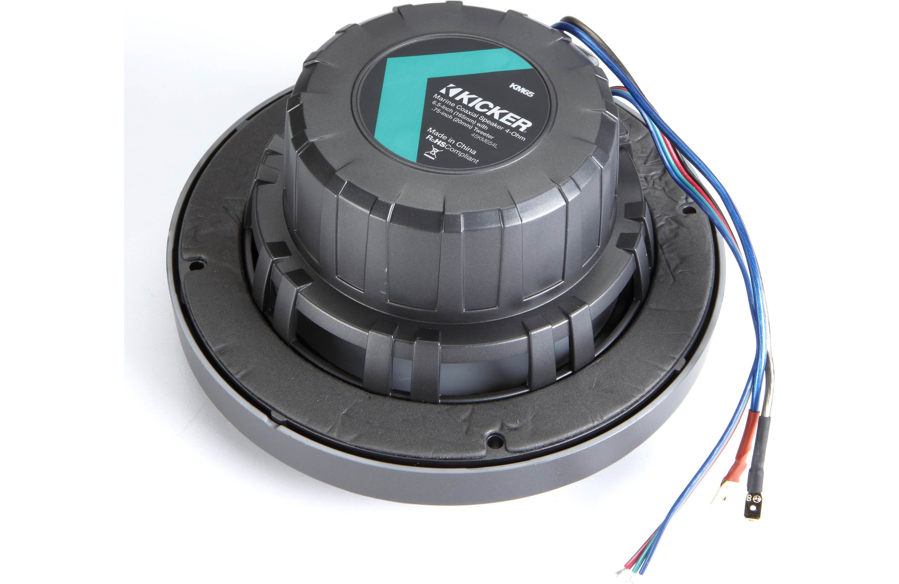 Kicker 48KMA600.4 + 45KM654L x2 Pairs Speakers + FREE 41KMLC Remote Marine Bundle - Freemans Car Stereo