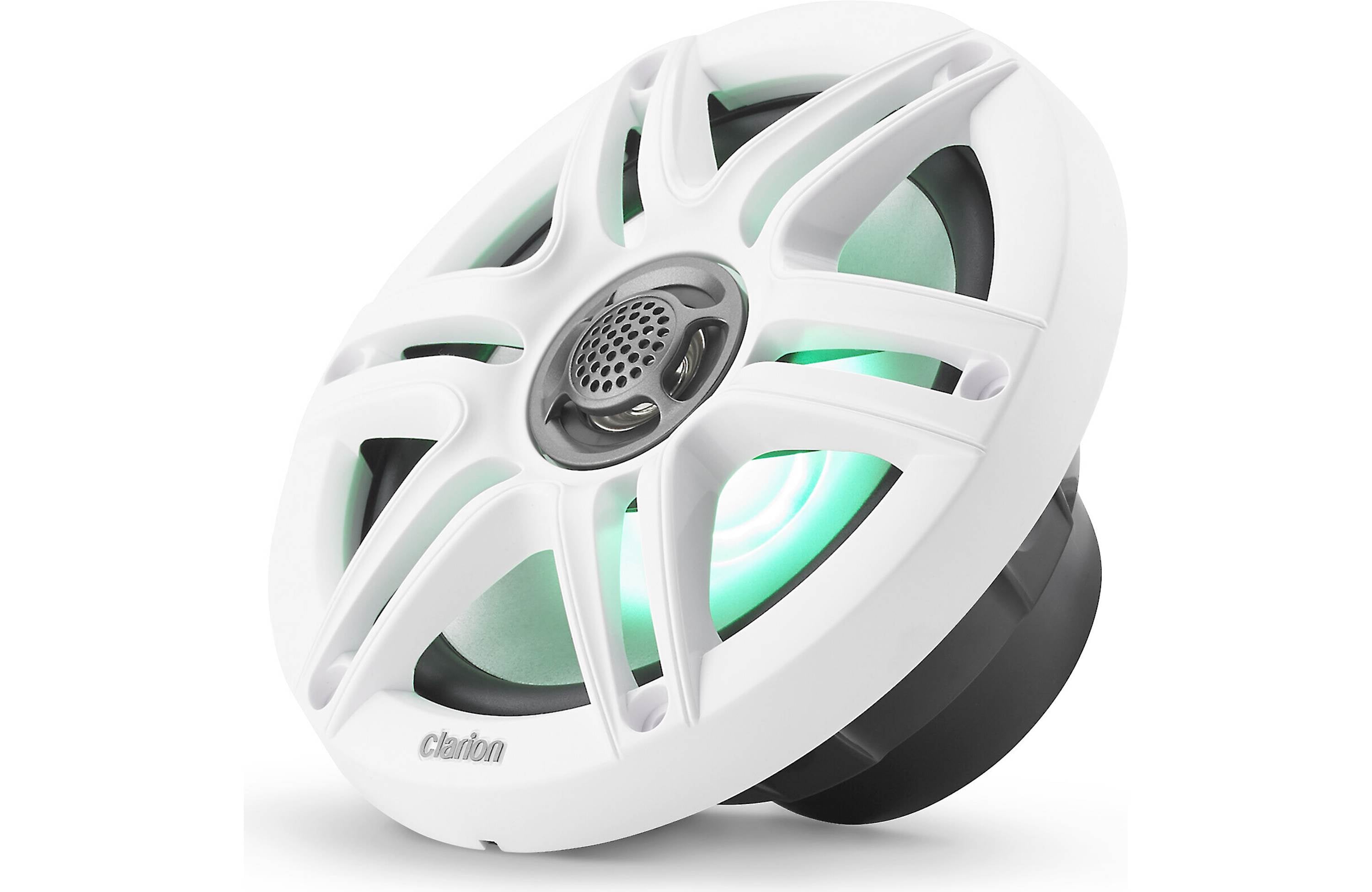 Clarion M508 1-DIN + CMS-651RGB-SWB x2 Pairs 6.5" Marine Speaker Bundle
