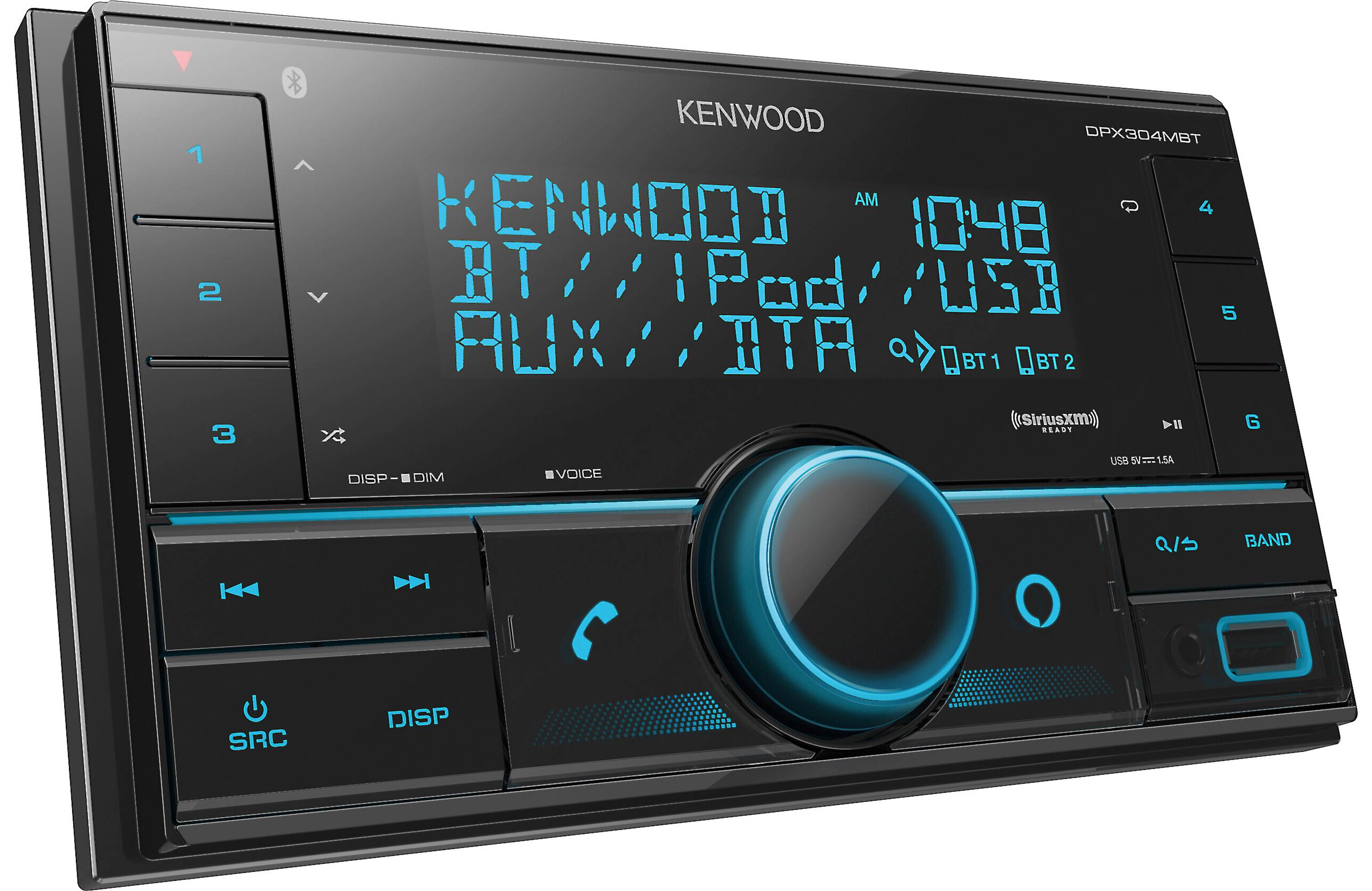 Kenwood DPX304MBT 2-Din Digital Media Receiver