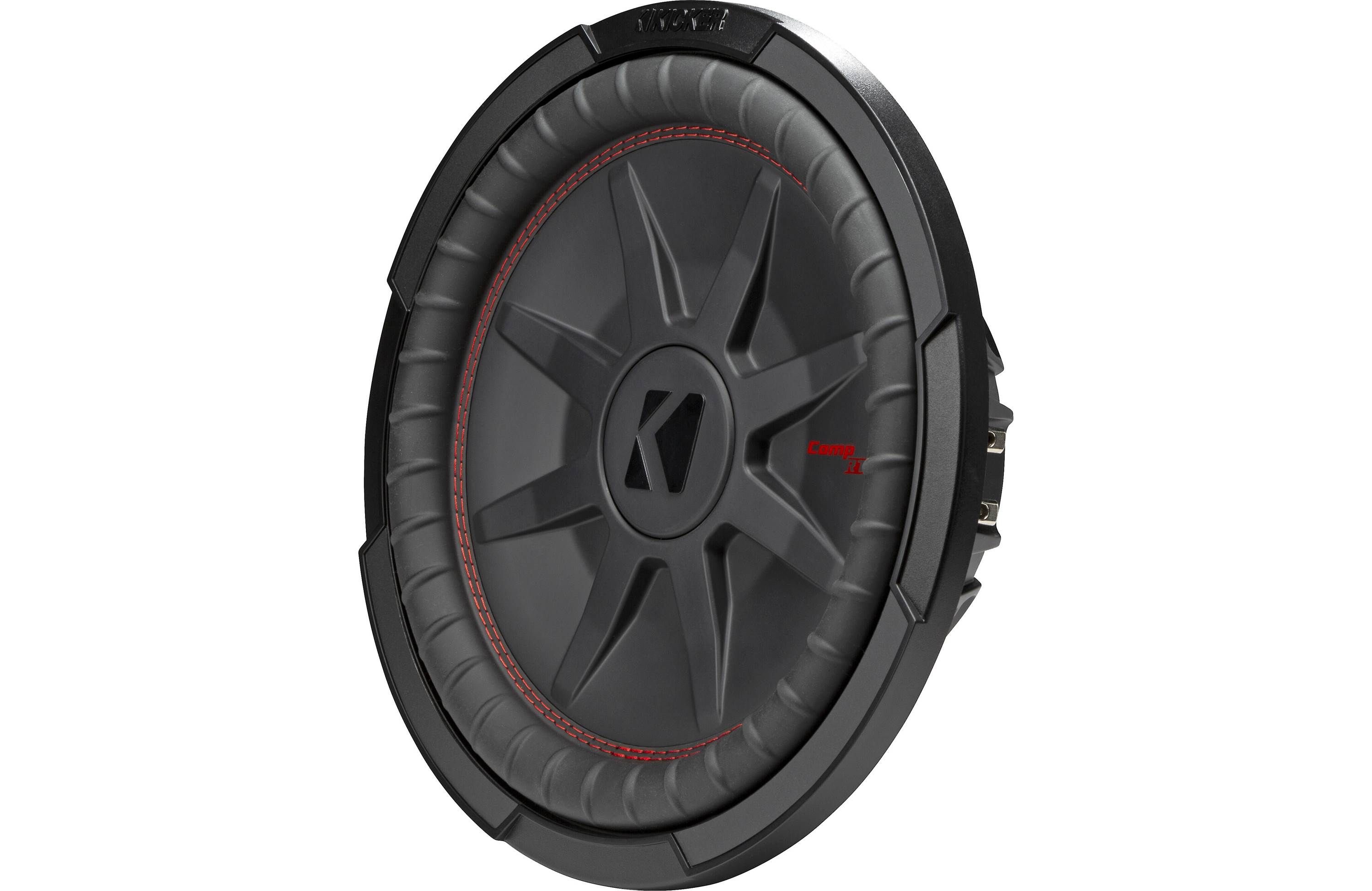 Kicker 48CWRT122 Shallow-Mount 12" Subwoofer with Dual 2-Ohm Voice Coils - Freemans Car Stereo