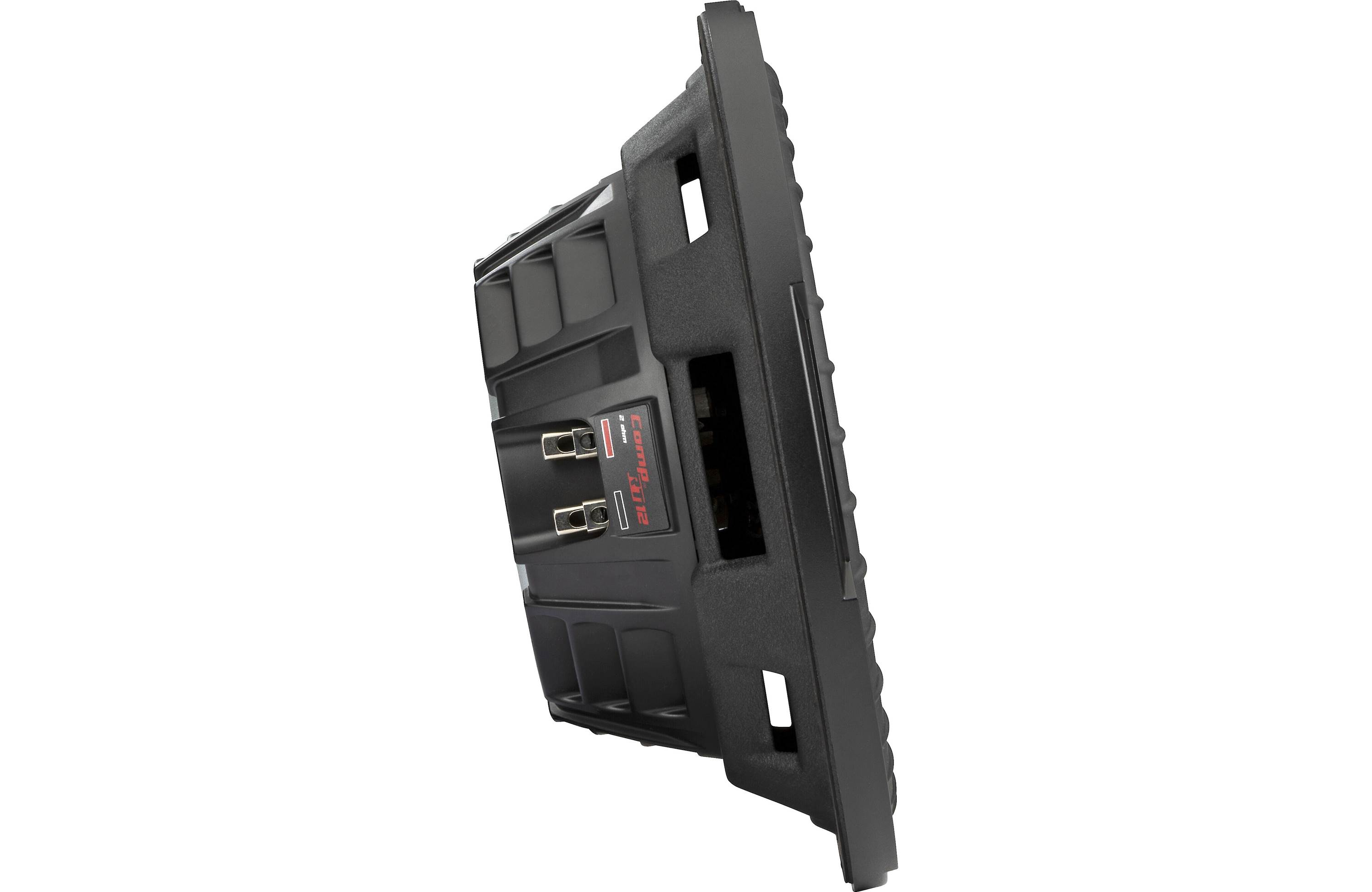 Kicker 48CWRT122 Shallow-Mount 12" Subwoofer with Dual 2-Ohm Voice Coils - Freemans Car Stereo