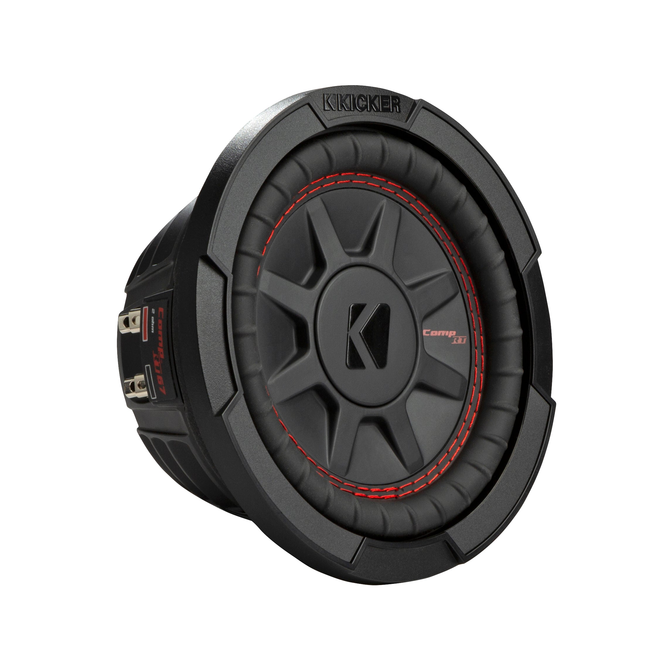 Kicker 48CWRT672 CompRT 6.75-Inch (165mm) Subwoofer DVC, 2-Ohm 150W - Freemans Car Stereo