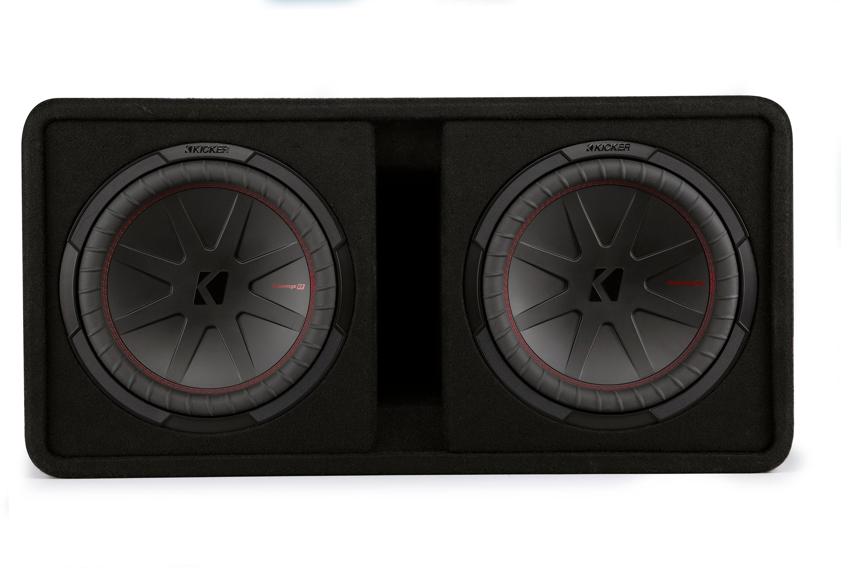 Kicker 48DCWR122 CompR 12" Dual Loaded Subwoofer in Vented Enclosure - Freemans Car Stereo