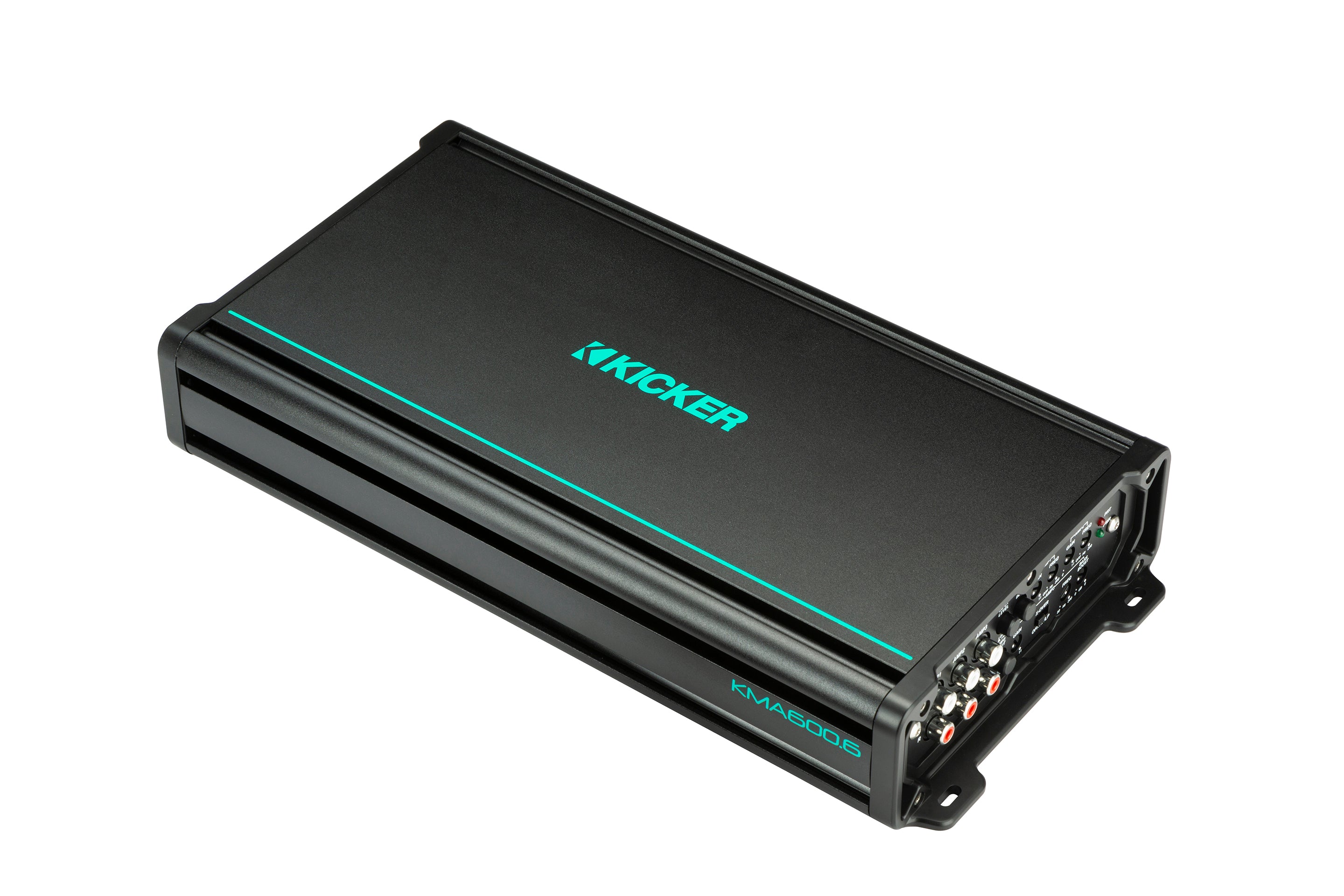 Kicker 44KMTC114W 1 Pair + 45KM654L 1 Pair + 48KMA6006 Amp + FREE 41KMLC Remote Marine Bundle