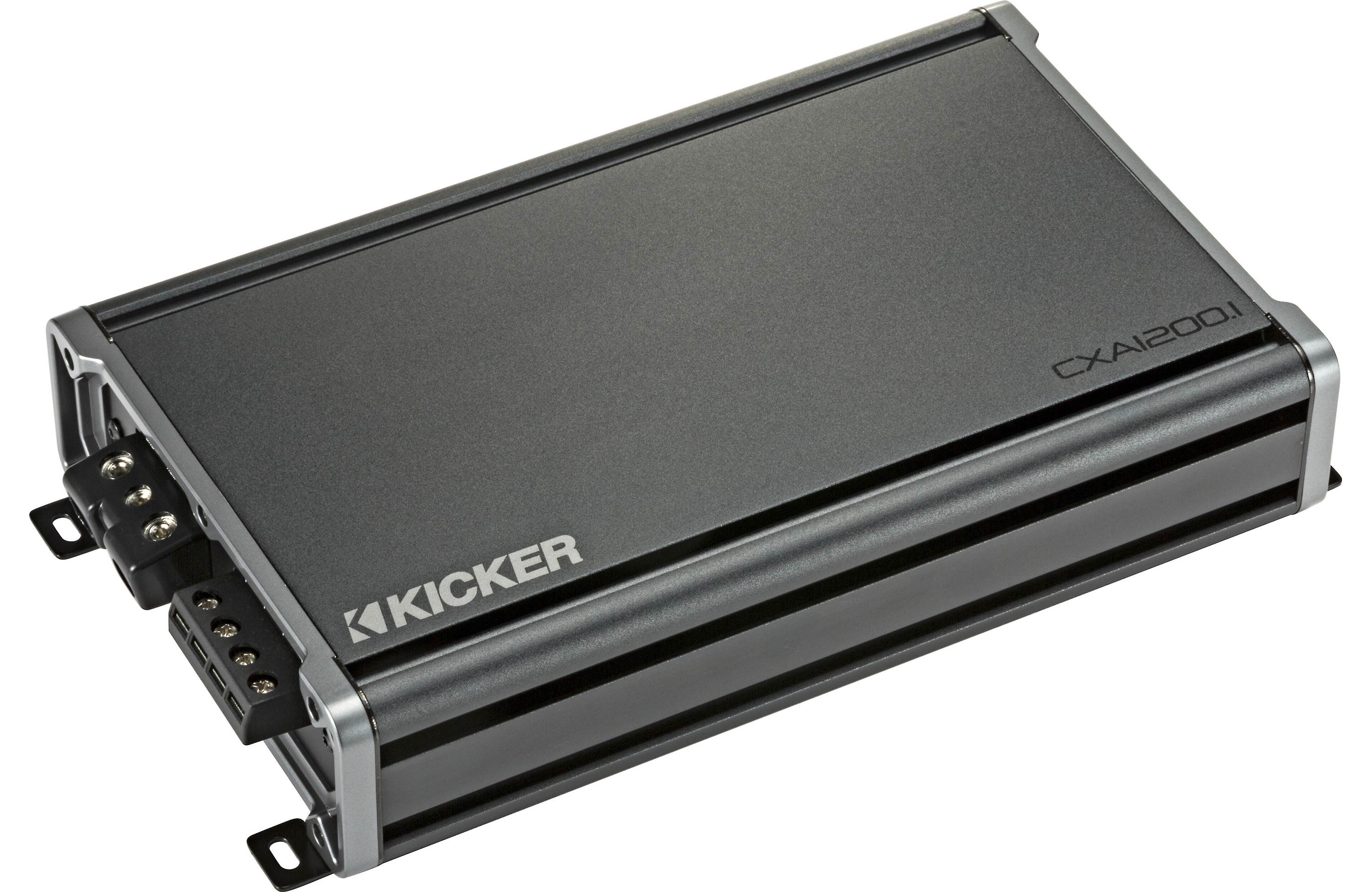 Kicker 46CXA12001T - 1200-watt Mono Class D Subwoofer Amplifier - Freemans Car Stereo