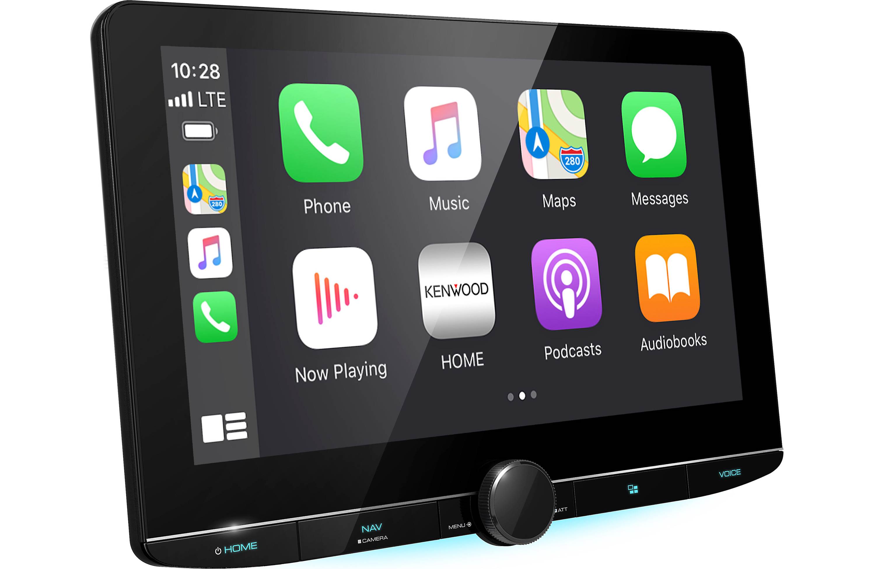 Kenwood DNR1007XR 10.1" Multimedia Receiver and CMOS-130 Rear View Camera