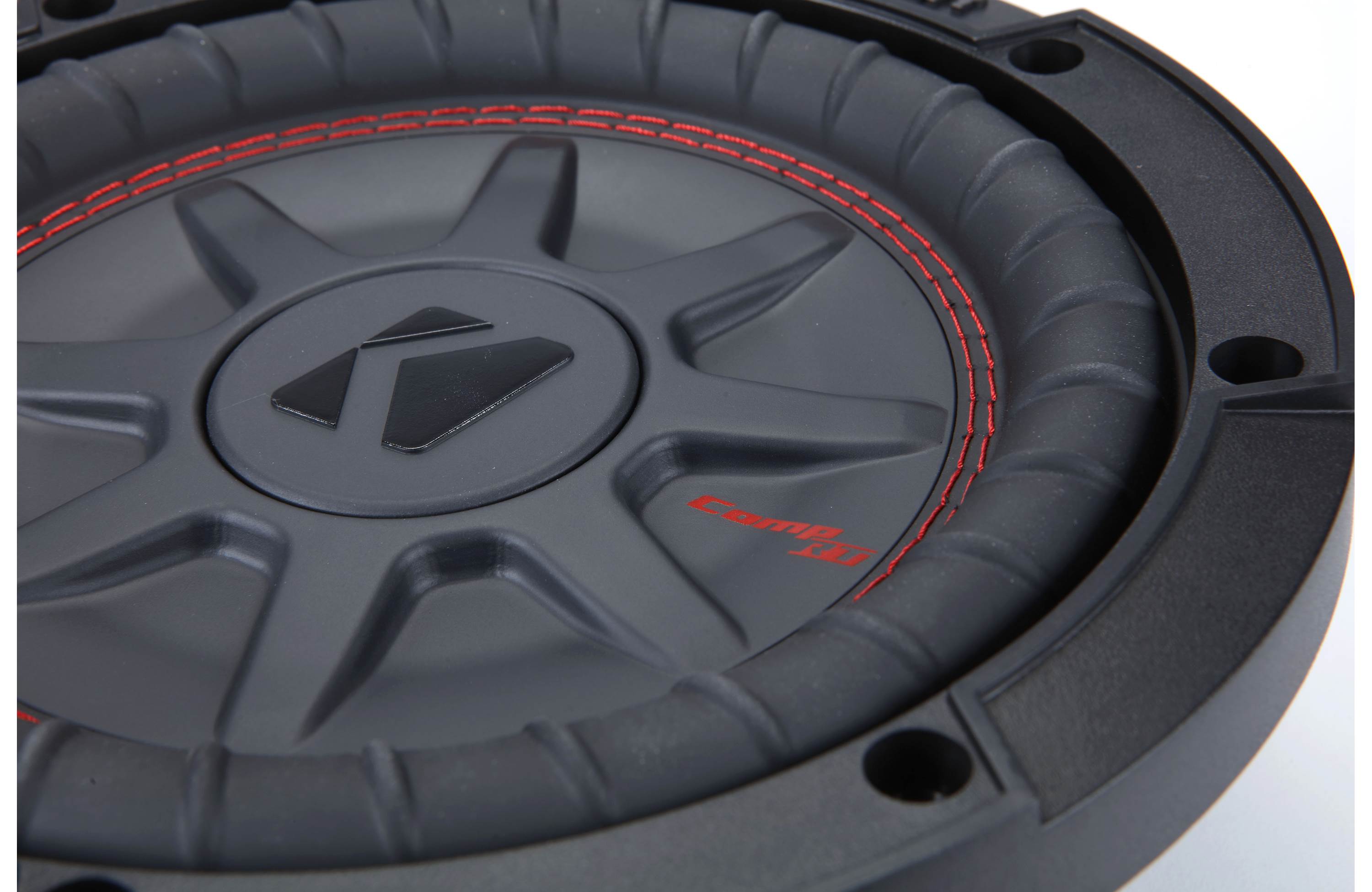 Kicker 48CWRT84 8" Shallow-Mount Subwoofer with Dual Voice Coils 4-ohms - Freemans Car Stereo