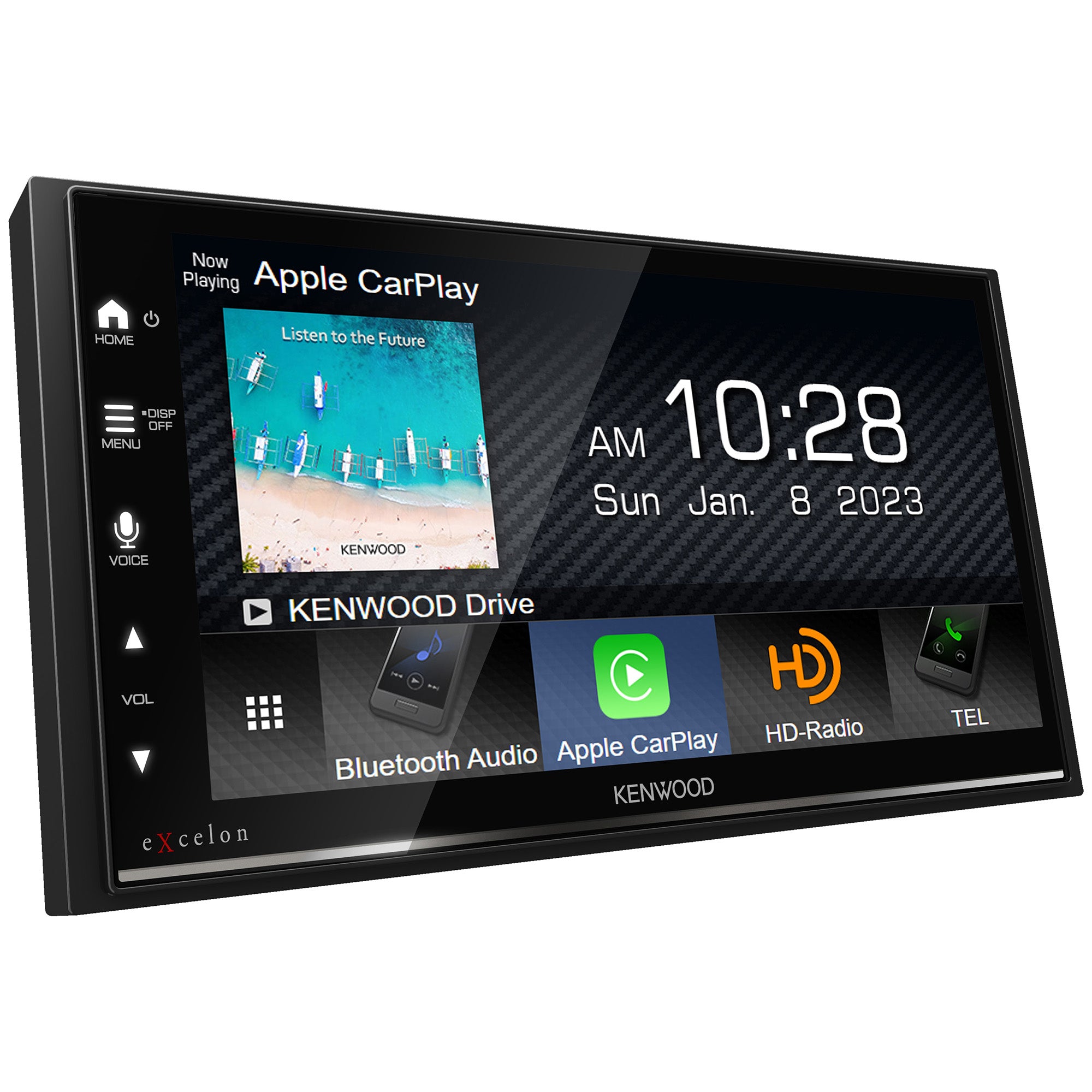 Kenwood Excelon DMX709S 6.8" Apple CarPlay and Android Auto Multimedia Receiver - Freemans Car Stereo