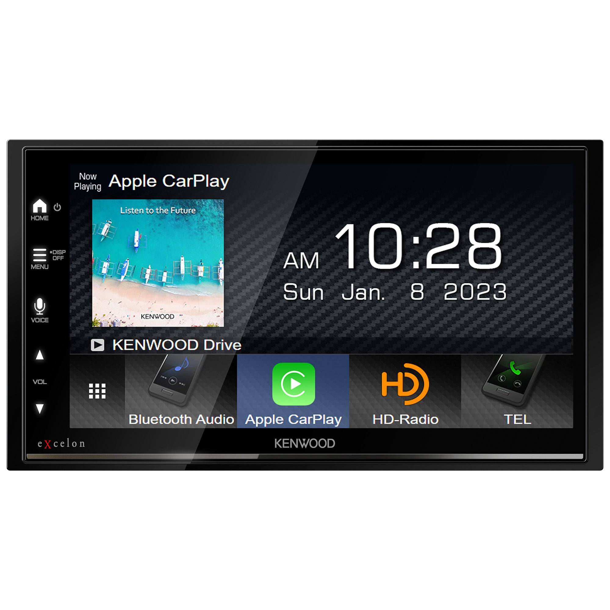 Kenwood Excelon DMX709S 6.8" Apple CarPlay and Android Auto Multimedia Receiver - Freemans Car Stereo