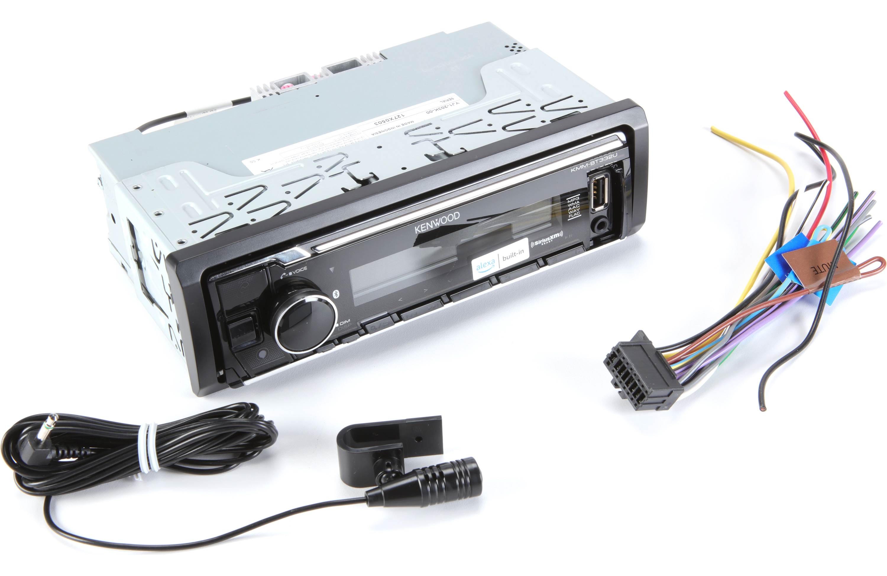 Kenwood KMM-BT332U 1-DIN Multimedia Car Stereo Receiver - Freemans Car Stereo