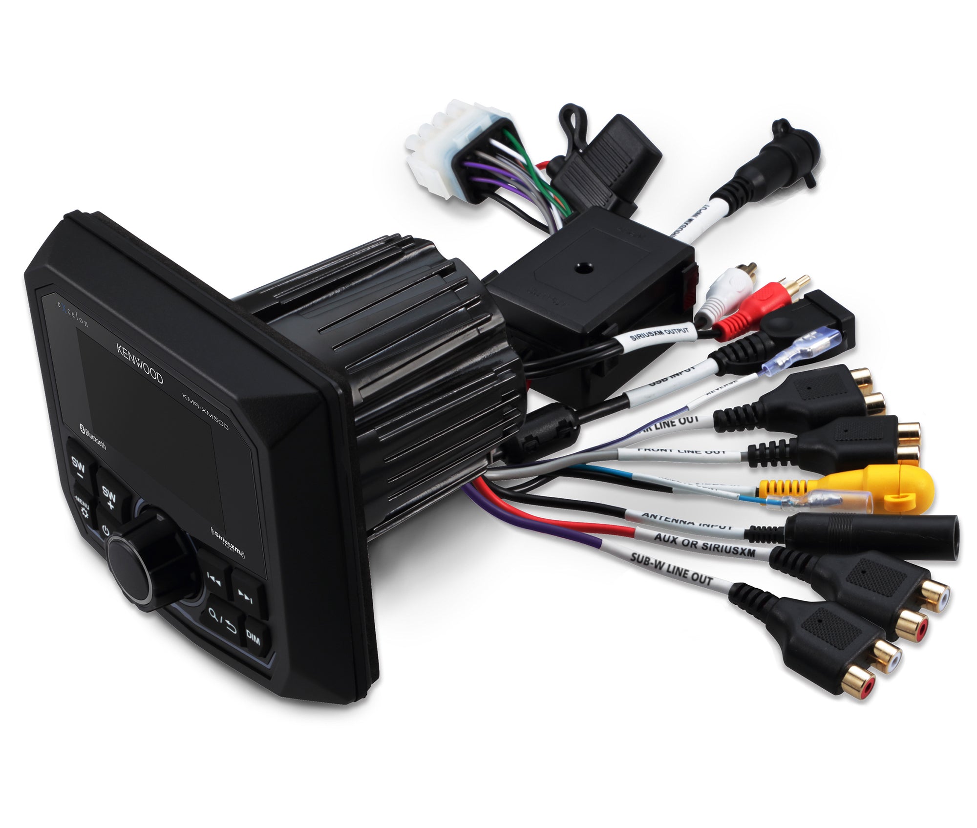 Kenwood KMR-XM500 Motorsports Digital Media Receiver with Bluetooth