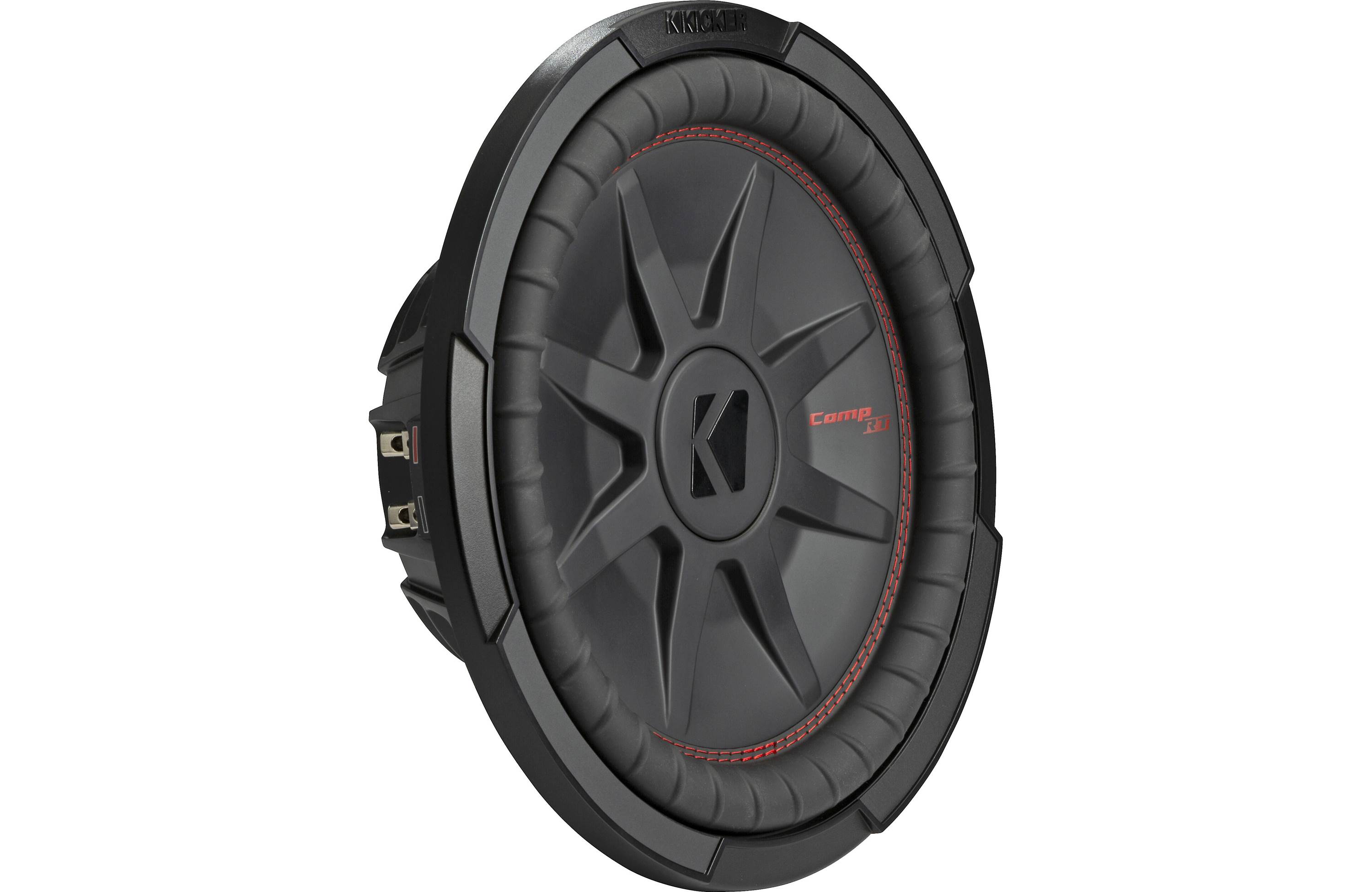 Kicker 48CWRT124 12" Shallow-Mount Subwoofer with Dual 4-ohm Voice Coils - Freemans Car Stereo