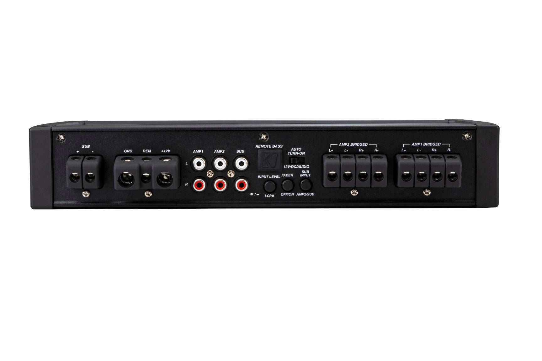 Kicker 48KXMA900.5 5-Channel Marine Amplifier, 75W x 4 + 400W x 1 @ 2 Ohms
