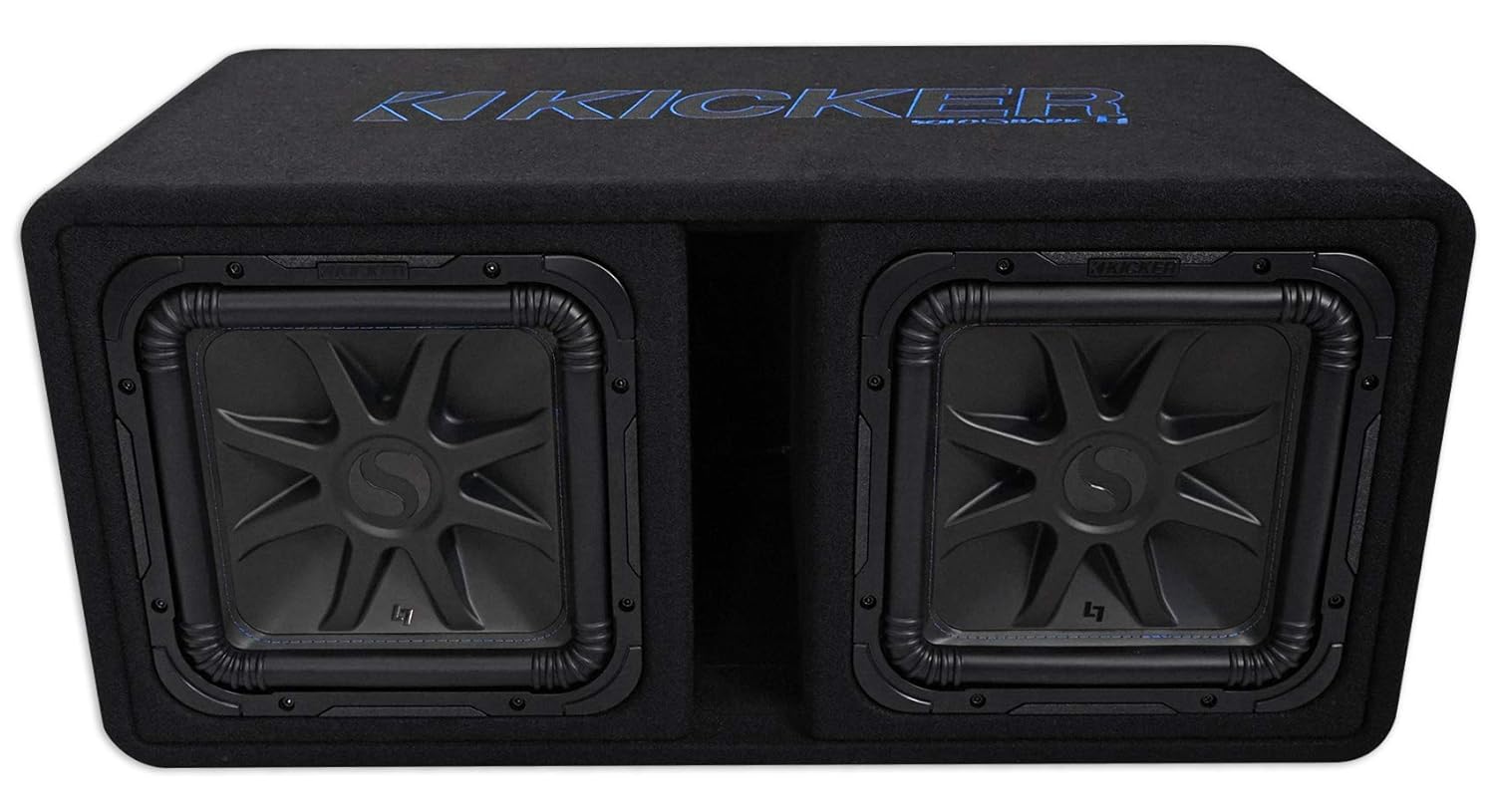 Kicker 44DL7S122 Dual 12" Solo-Baric L7S Ported Enclosure, 2 Ohms - Freemans Car Stereo