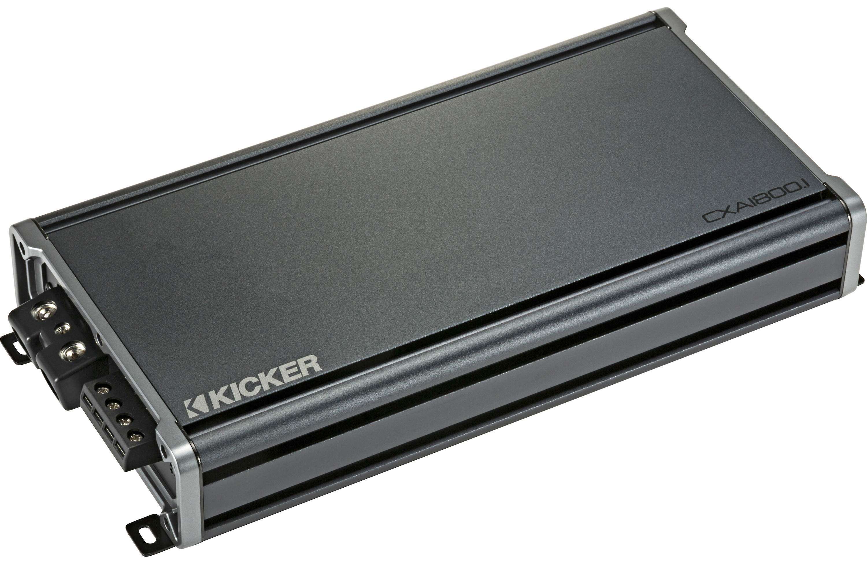 Kicker 48CWR154 Amplifer and Subwoofer Bass Bundle with Install Kit