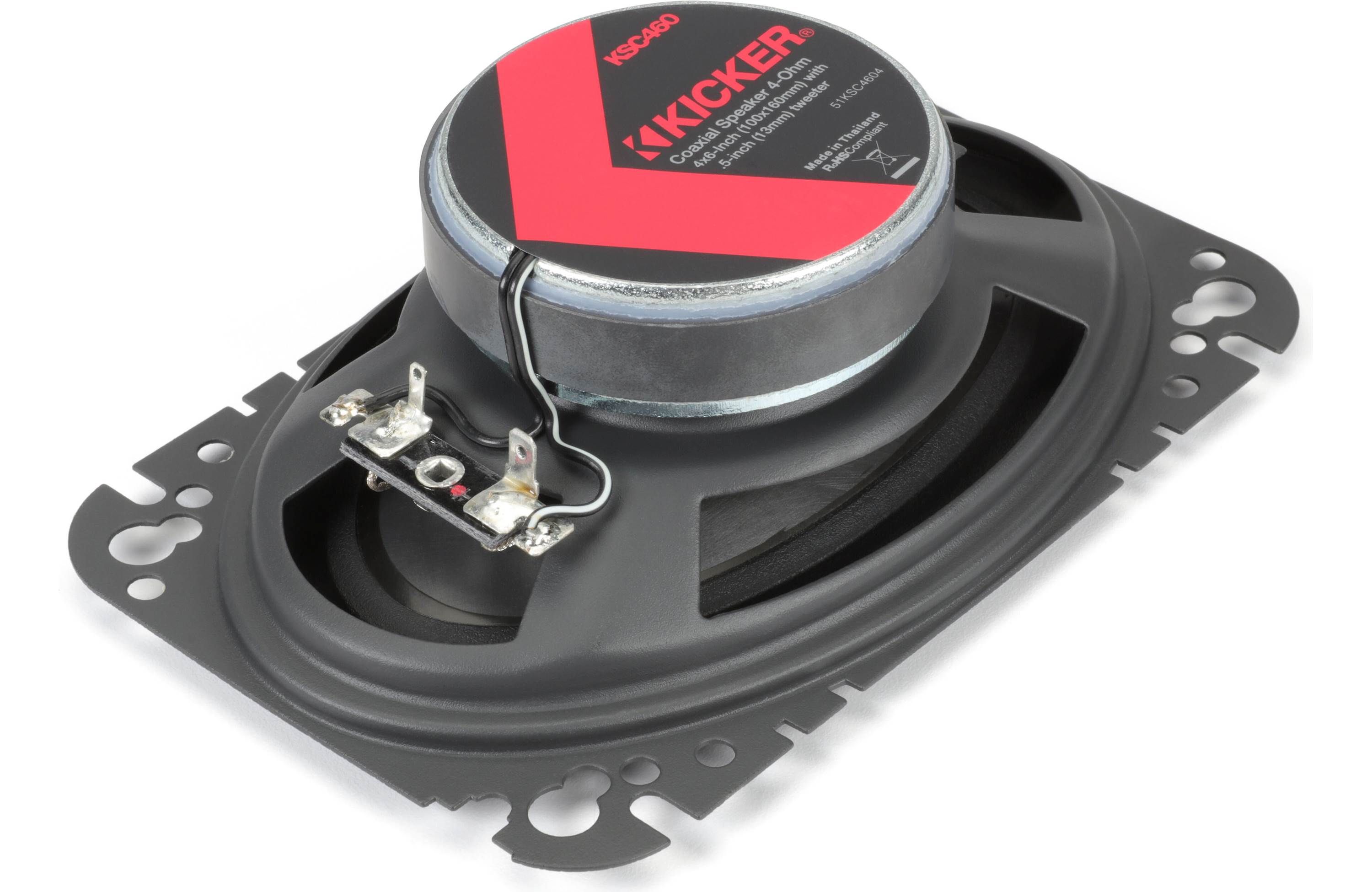 Kicker 51KSC4604 4x6" 2-Way Coaxial Speakers - Freemans Car Stereo