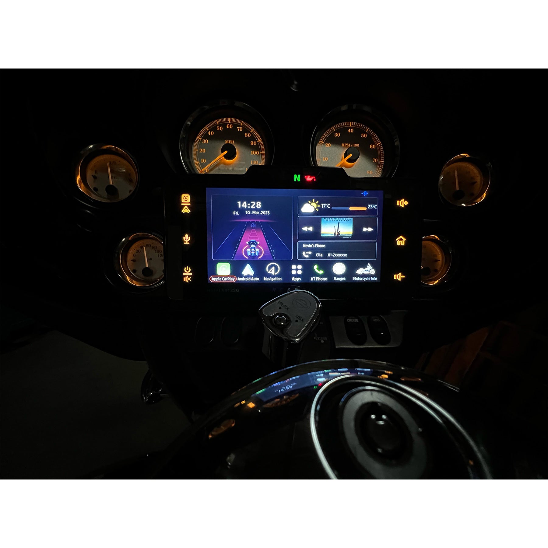 Soundstream HDHU.9813SG (WHD.SG) Radio Headunit for '98-13 Street Glide Only - Freemans Car Stereo