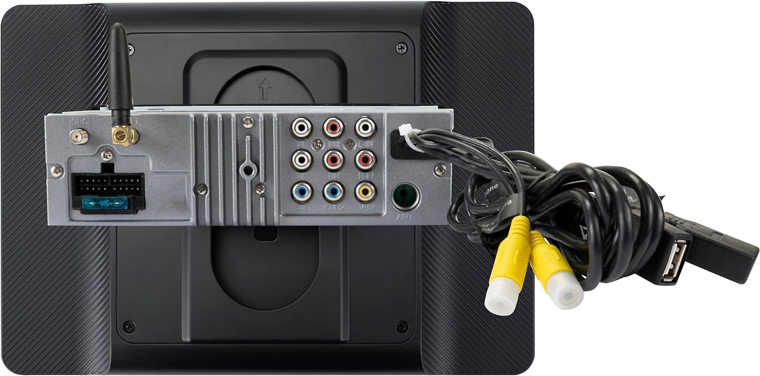 Jensen CAR1013 10.1″ Wireless Android Auto & Apple CarPlay Digital Receiver w/BUCAM350 - Freemans Car Stereo