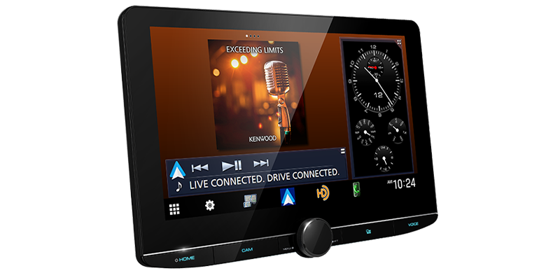 Kenwood eXcelon DMX1058XR 10.1" Digital Multimedia Receiver - Freemans Car Stereo