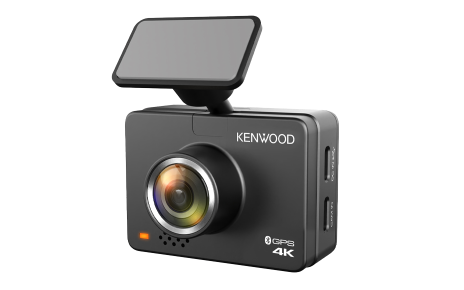 Kenwood DRV-A610WDP 4K HD dash cam with Wi-Fi, GPS, and rear-view cam