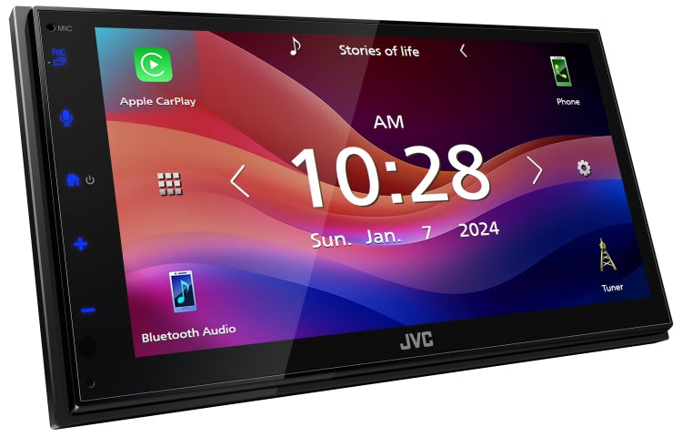 JVC KW-M590BT 6.8" Capacitive Receiver w/ Apple CarPlay & Android Auto - Freemans Car Stereo