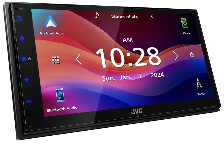 JVC KW-M590BT 6.8" Capacitive Receiver w/ Apple CarPlay & Android Auto - Freemans Car Stereo