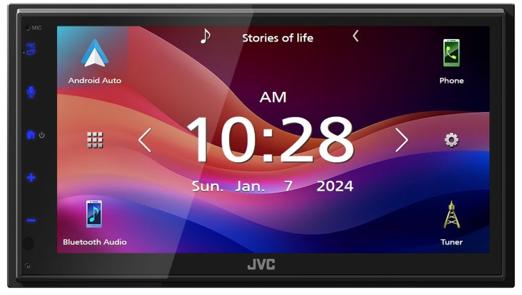 JVC KW-M590BT 6.8" Capacitive Receiver w/ Apple CarPlay & Android Auto - Freemans Car Stereo