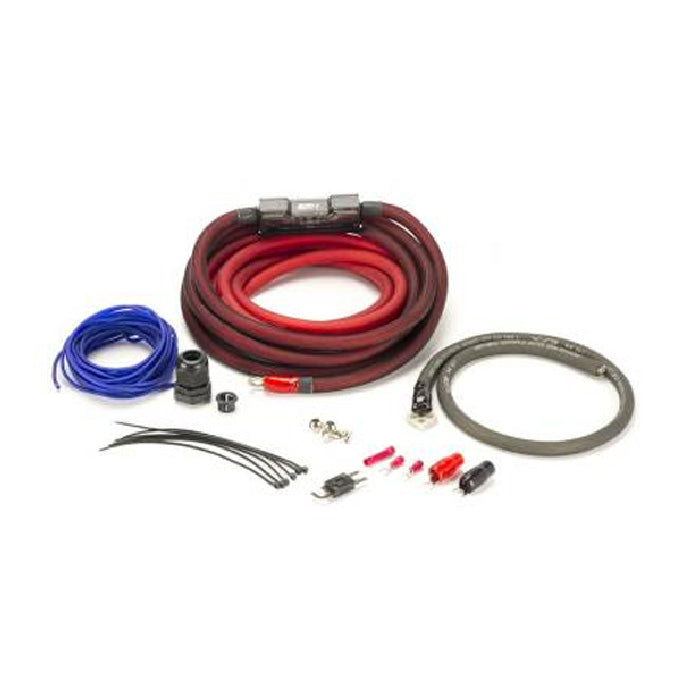 Kicker 48CWR154 Amplifer and Subwoofer Bass Bundle with Install Kit