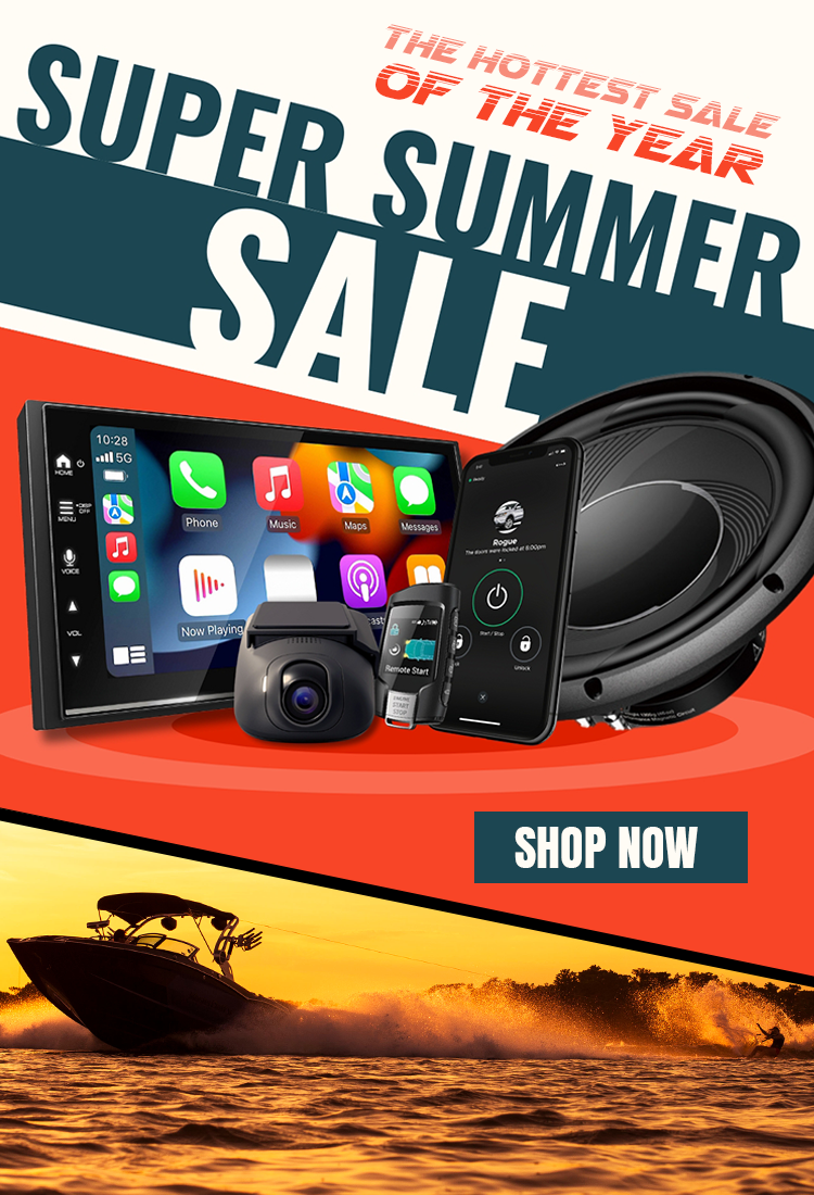 The Hottest Sale of The Year - Super Summer Sale - Yellow Boat and Car Audio Products