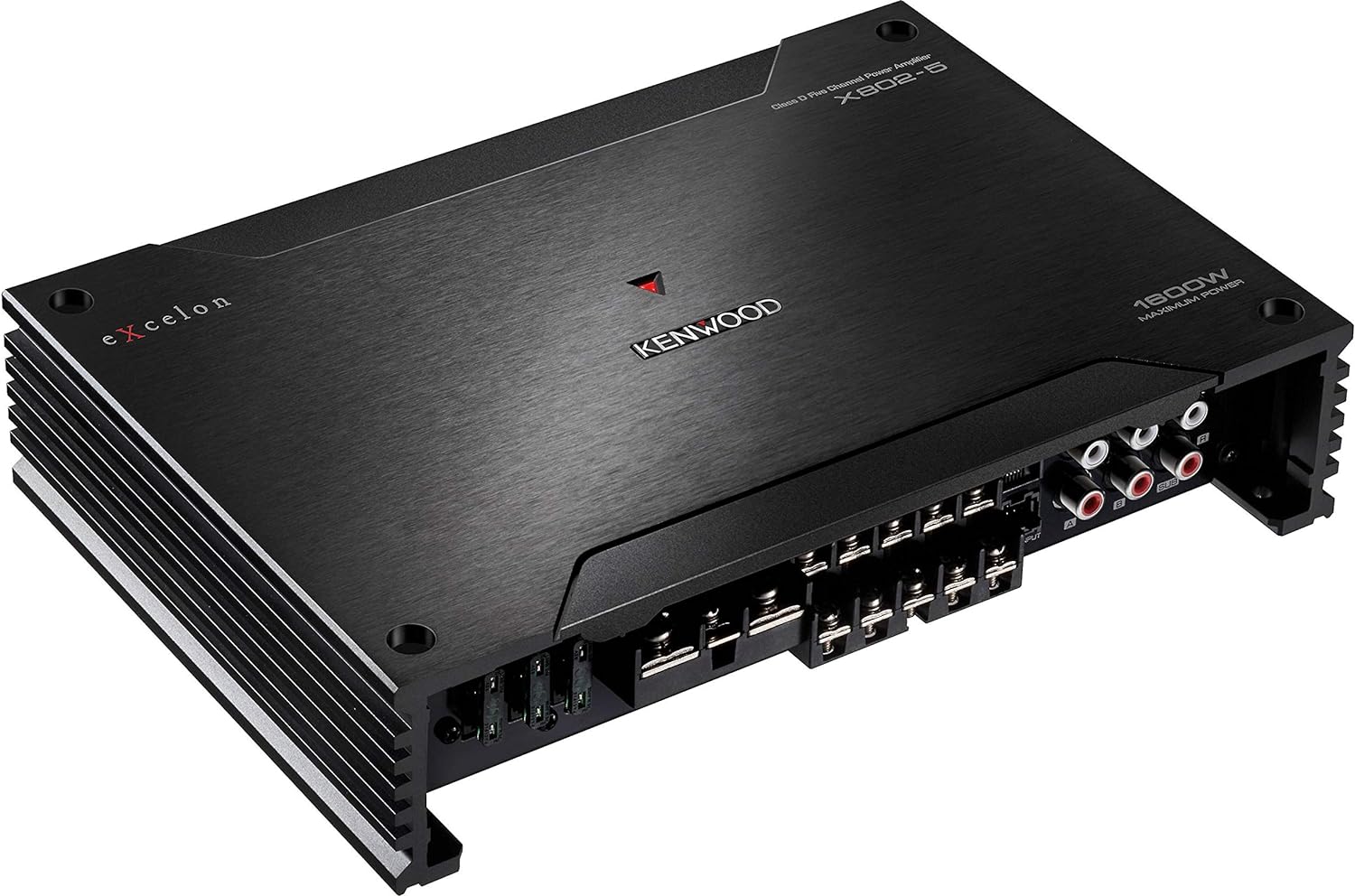 Kenwood X803-5 eXcelon Amplifier Class D 5-Channel Power Amp, 75Wx4+500W 2 Ohms