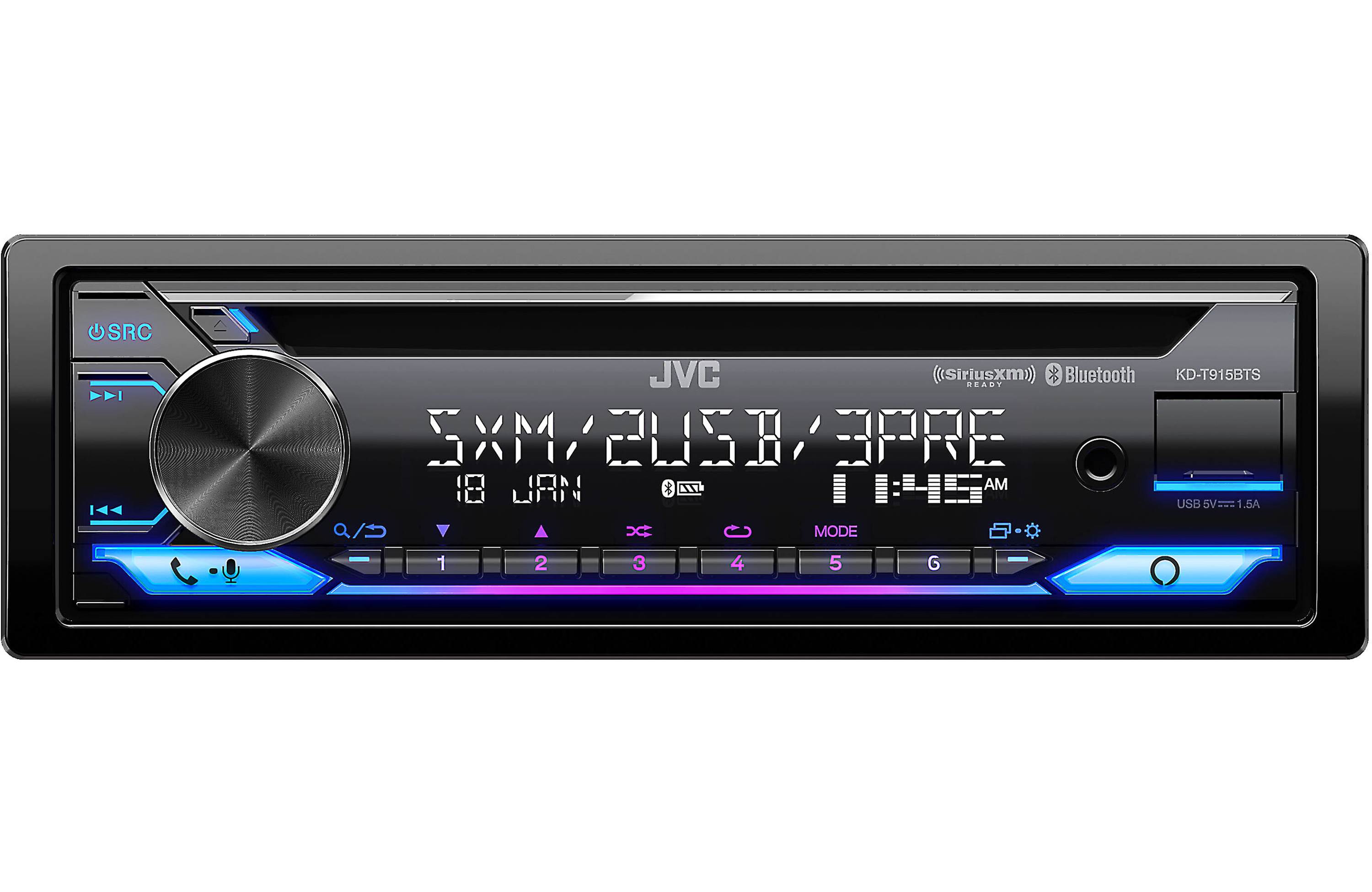 JVC KD-T915BTS 1-Din Multimedia CD Receiver