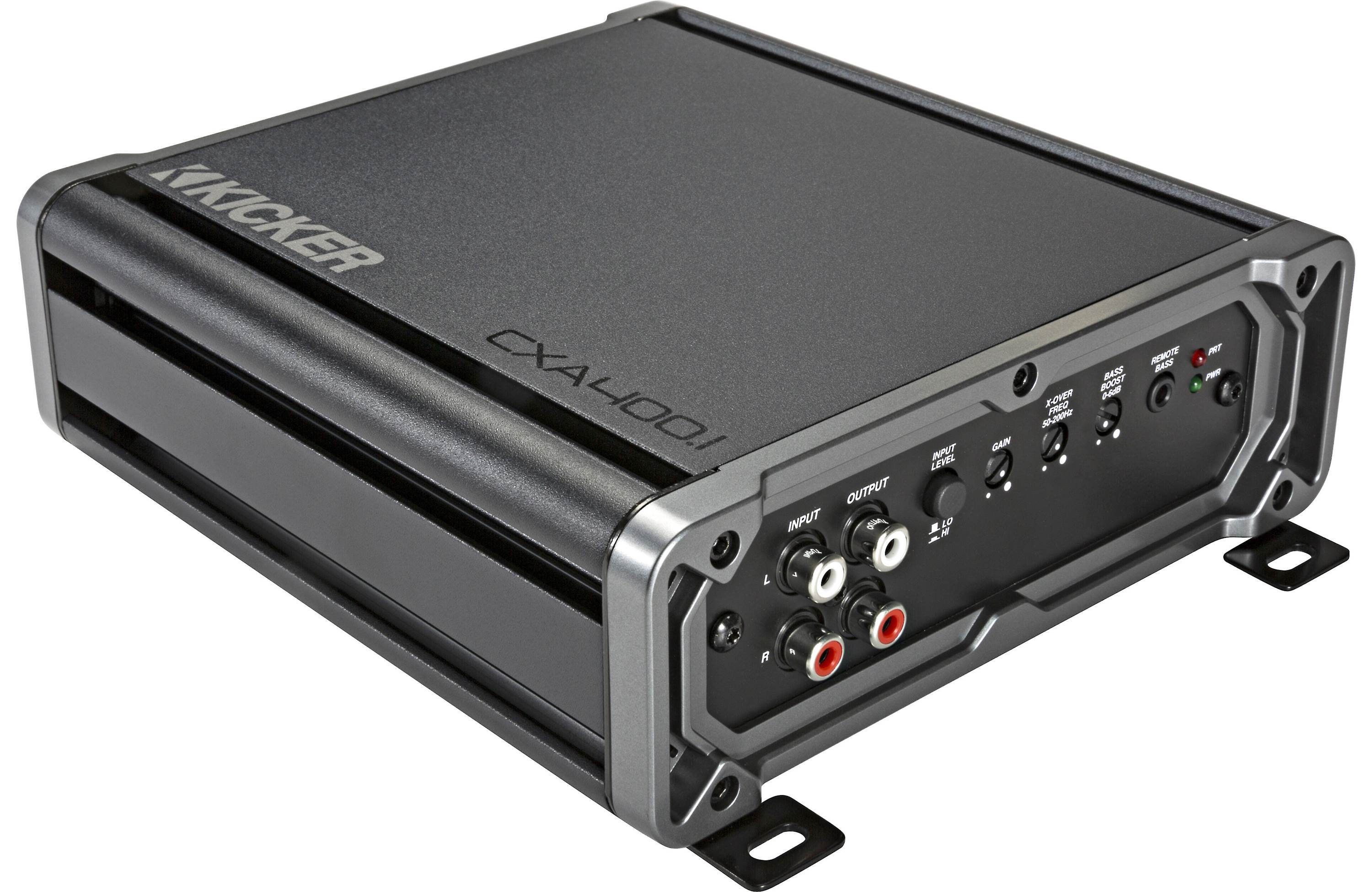 Kicker 46CXA400.1 CX Series Mono Amplifier - 400 Watt RMS x 1 at 1ohm - Freemans Car Stereo