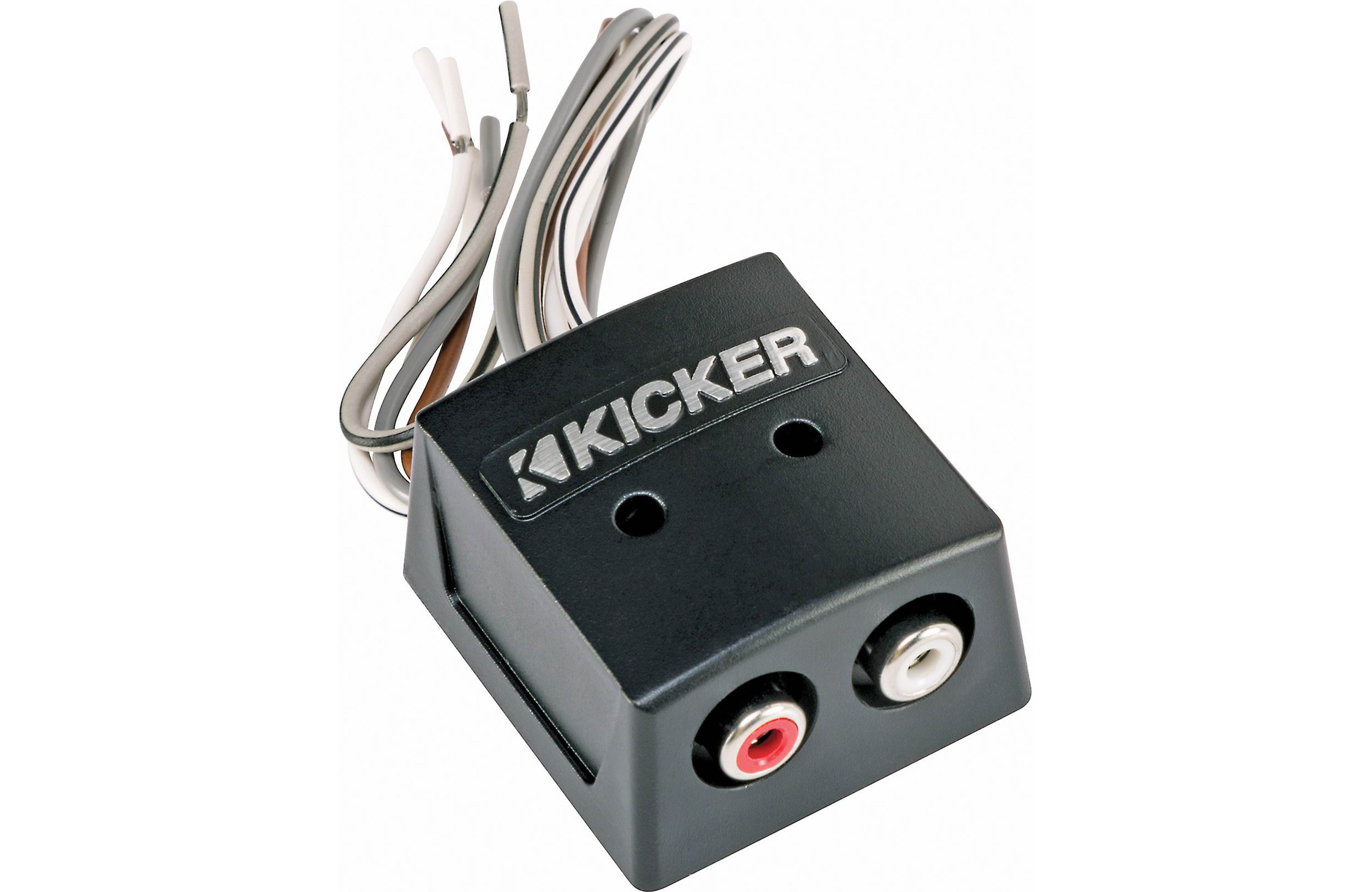 Kicker 46KISLOC 2-channel Speaker to RCA Converter w/ LOC